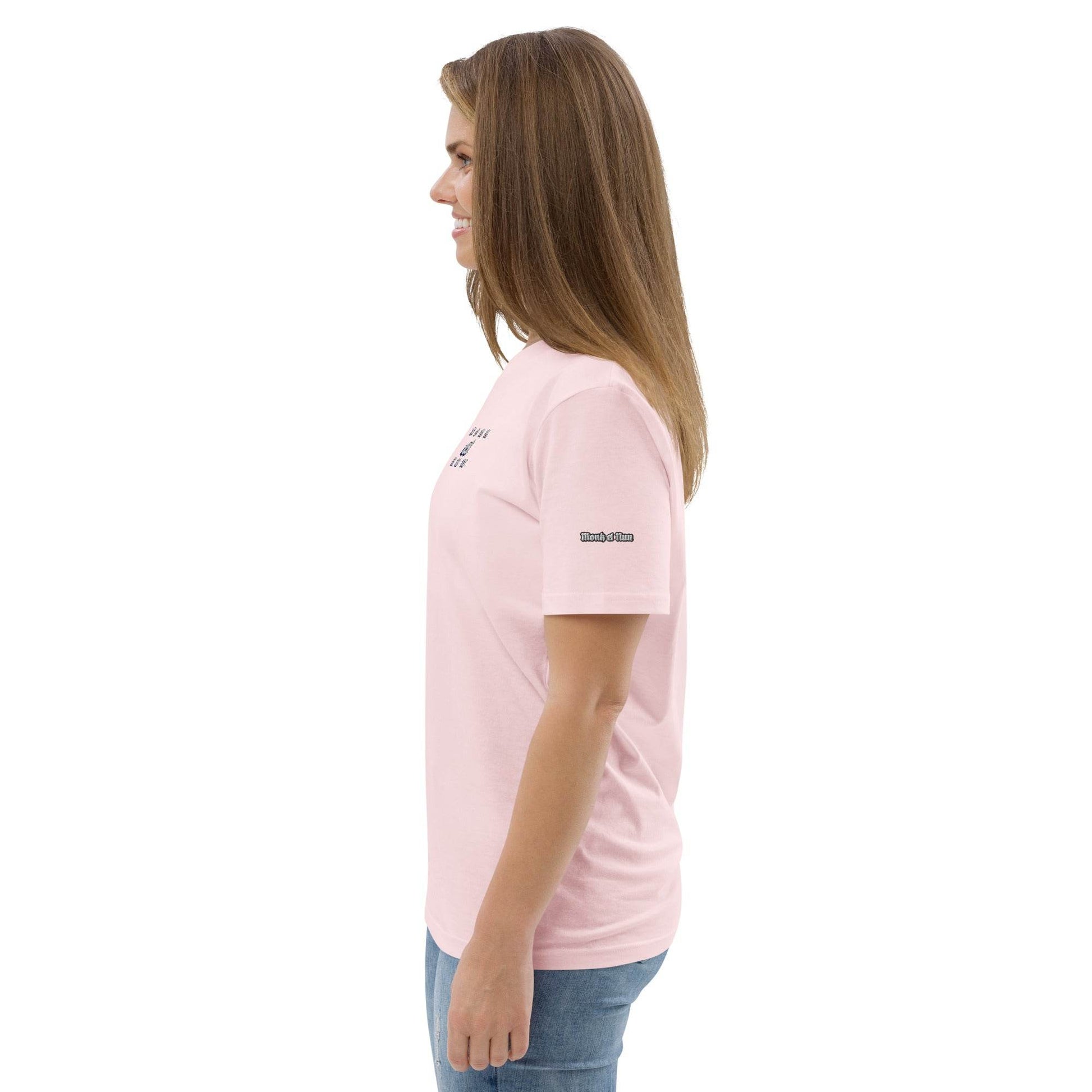 Unisex organic 100%cotton t-shirt Always think positive - Monk&Nun UnisexClothing