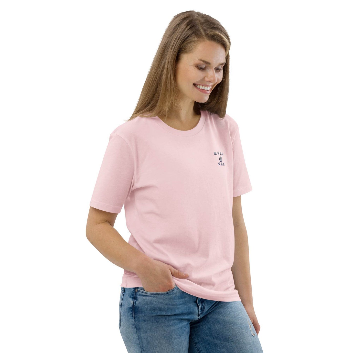 Unisex organic 100%cotton t-shirt Always think positive - Monk&Nun UnisexClothing