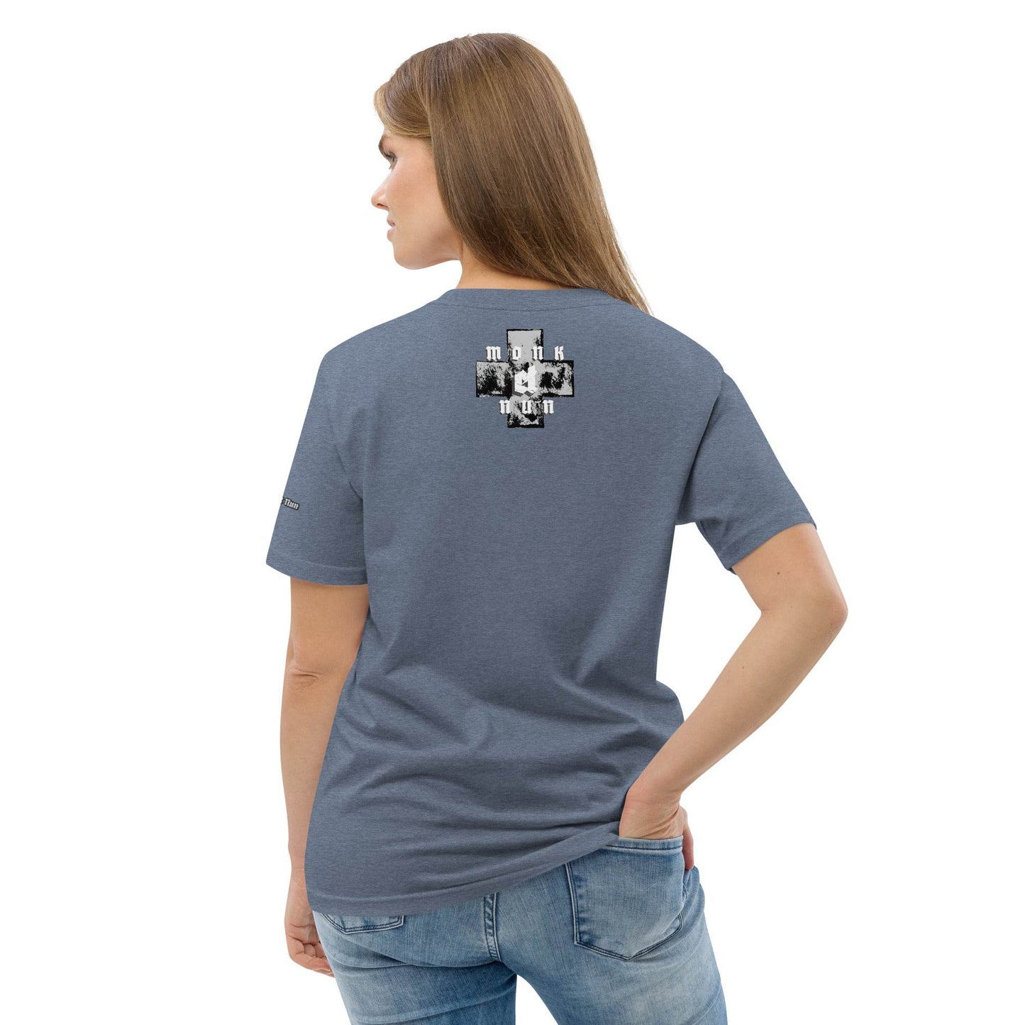 Unisex organic 100%cotton t-shirt Always think positive - Monk&Nun UnisexClothing
