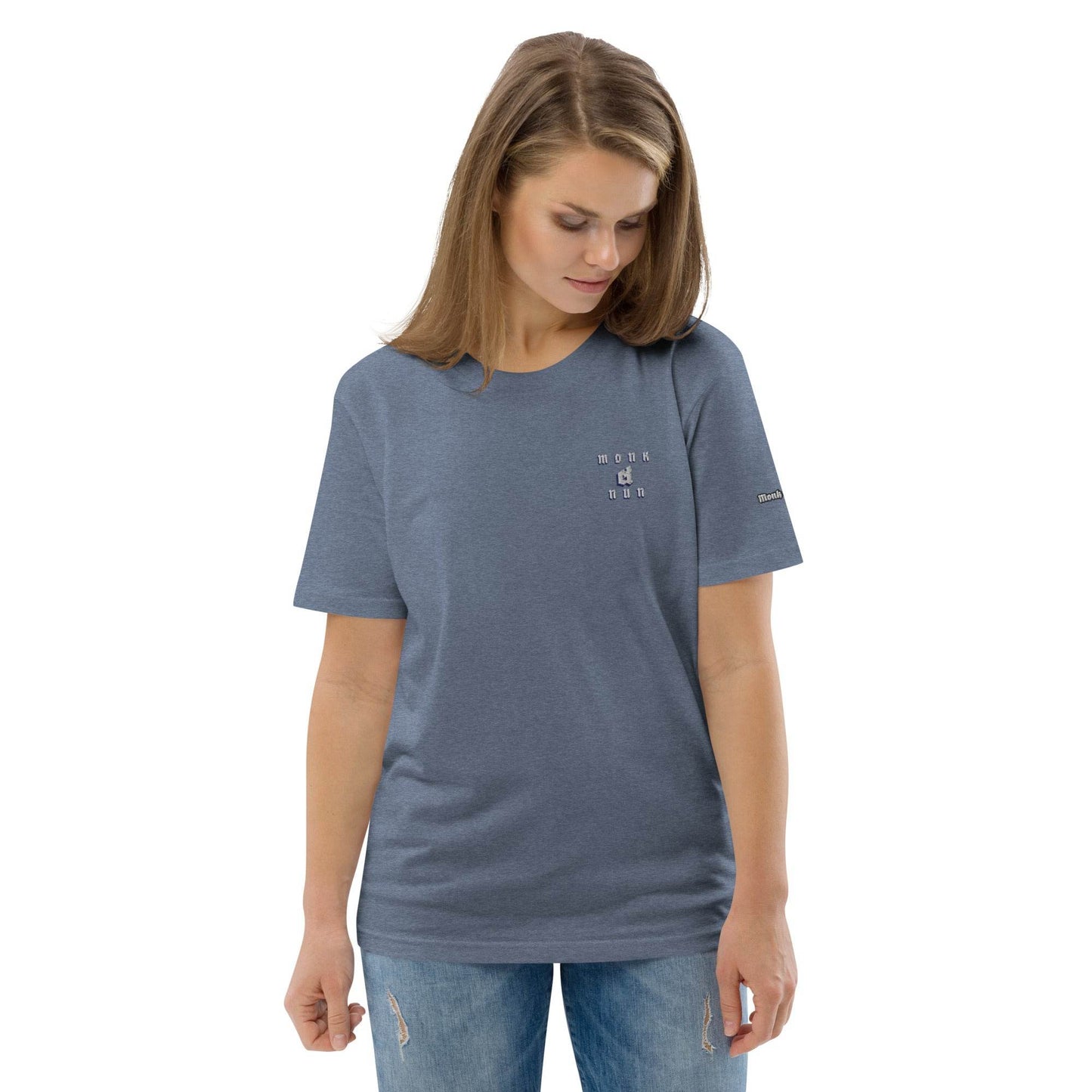 Unisex organic 100%cotton t-shirt Always think positive - Monk&Nun UnisexClothing