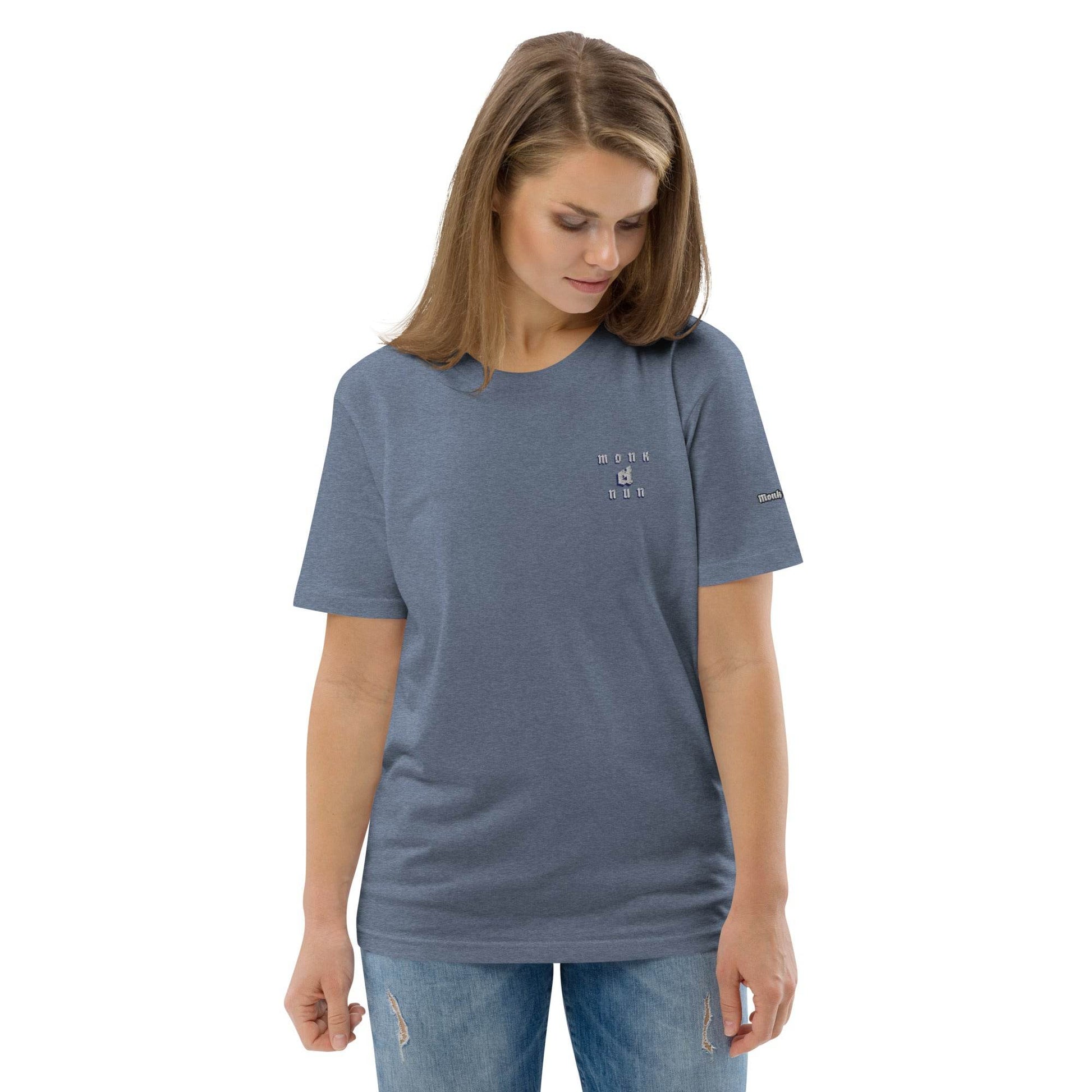 Unisex organic 100%cotton t-shirt Always think positive - Monk&Nun UnisexClothing