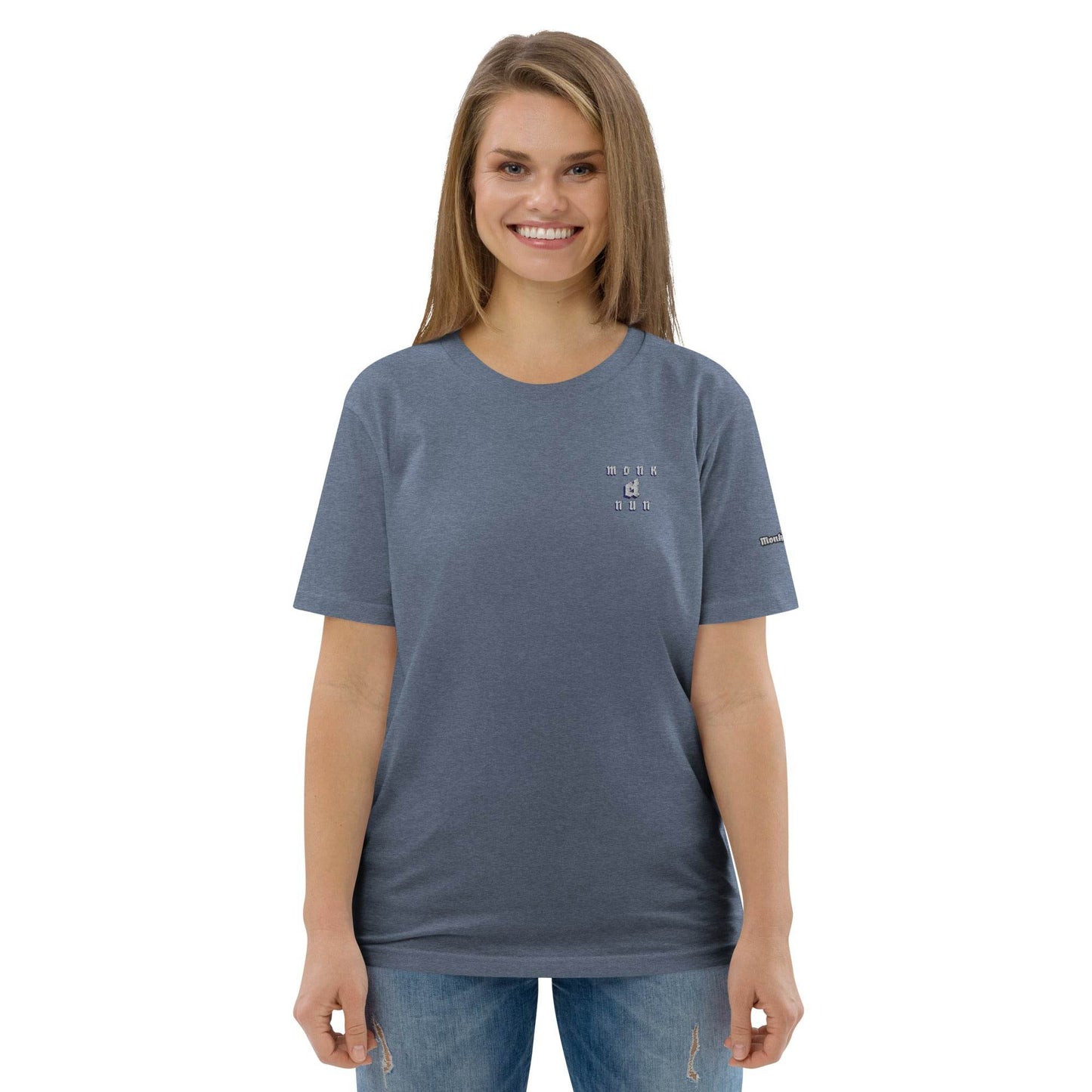 Unisex organic 100%cotton t-shirt Always think positive - Monk&Nun UnisexClothing