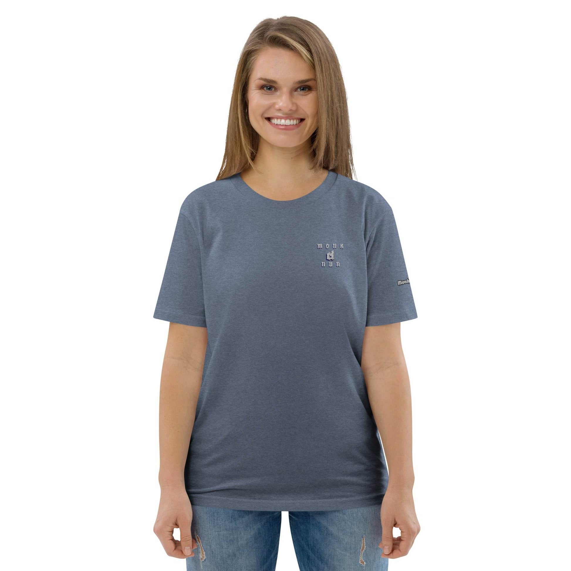 Unisex organic 100%cotton t-shirt Always think positive - Monk&Nun UnisexClothing