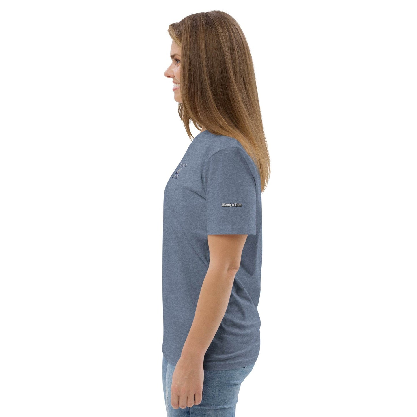 Unisex organic 100%cotton t-shirt Always think positive - Monk&Nun UnisexClothing