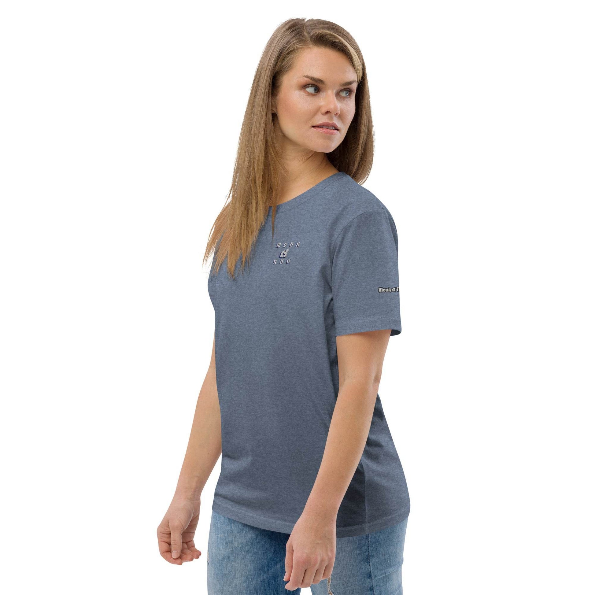 Unisex organic 100%cotton t-shirt Always think positive - Monk&Nun UnisexClothing