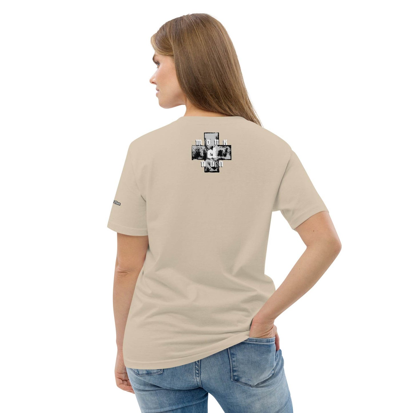 Unisex organic 100%cotton t-shirt Always think positive - Monk&Nun UnisexClothing