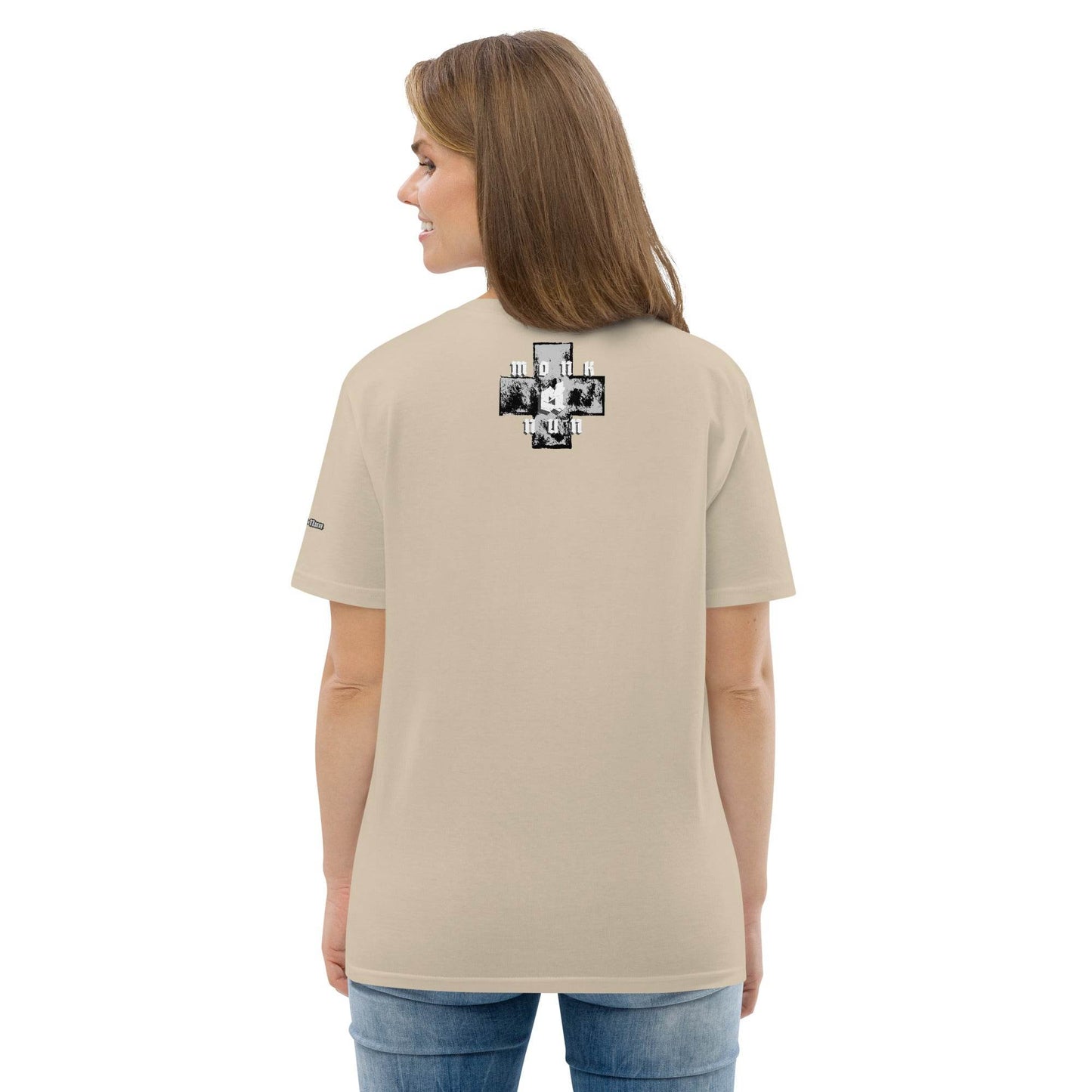 Unisex organic 100%cotton t-shirt Always think positive - Monk&Nun UnisexClothing