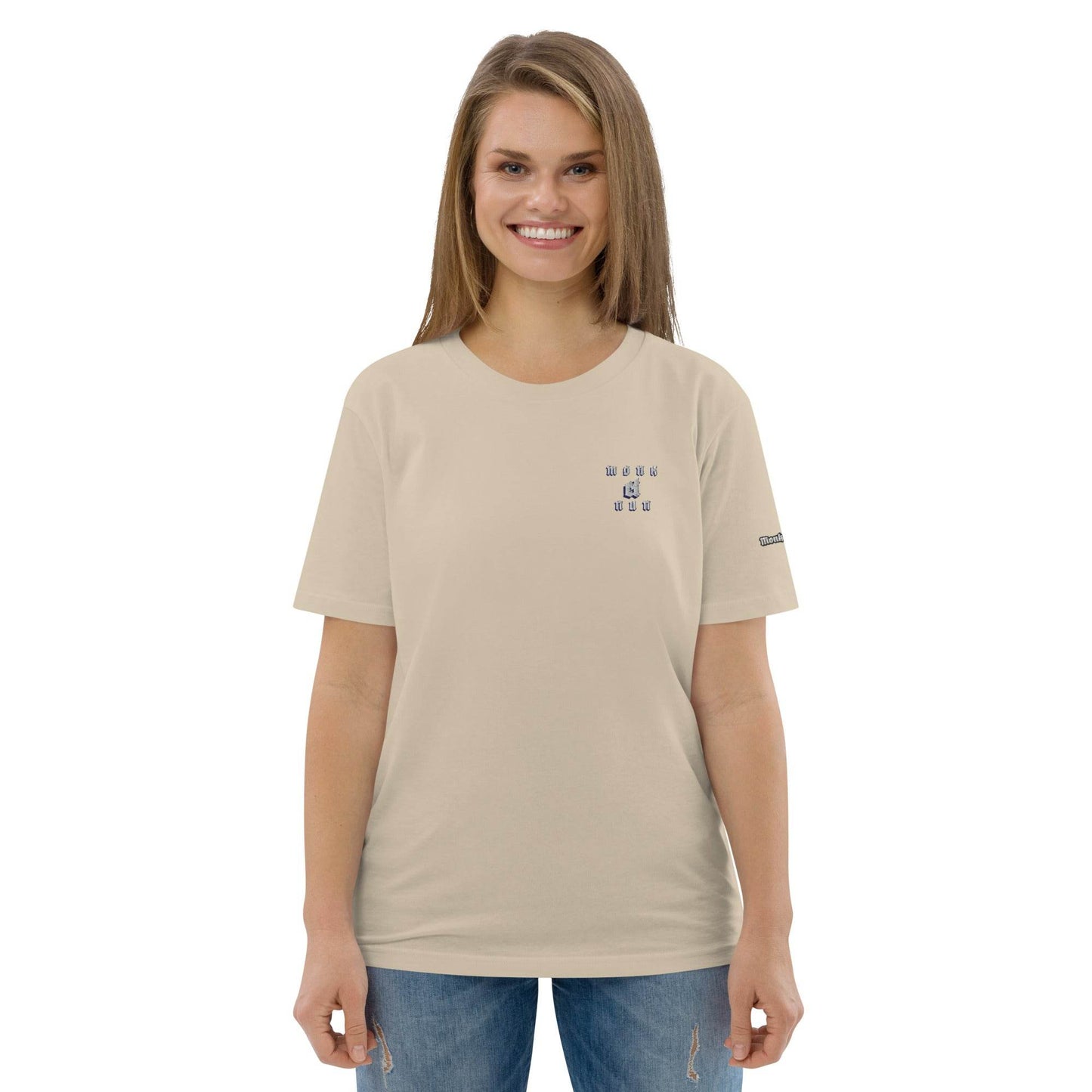 Unisex organic 100%cotton t-shirt Always think positive - Monk&Nun UnisexClothing
