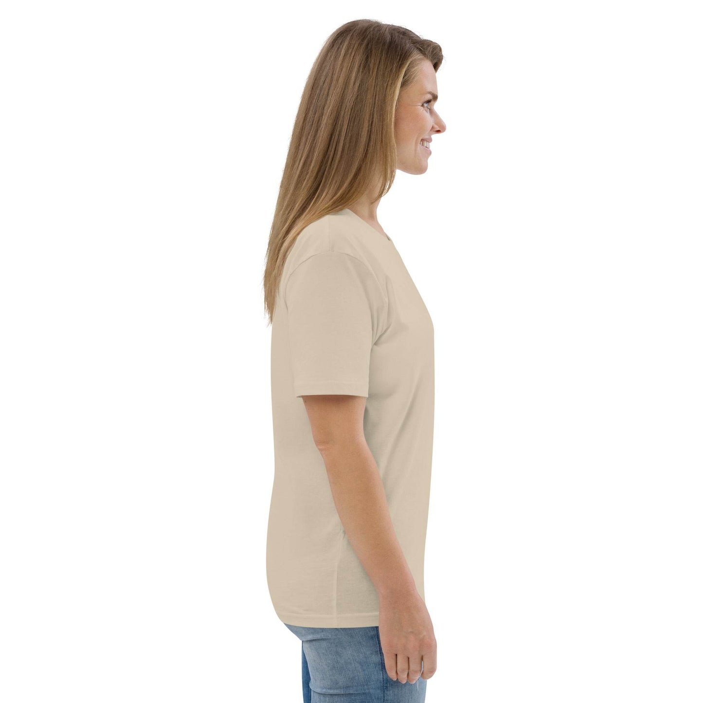 Unisex organic 100%cotton t-shirt Always think positive - Monk&Nun UnisexClothing
