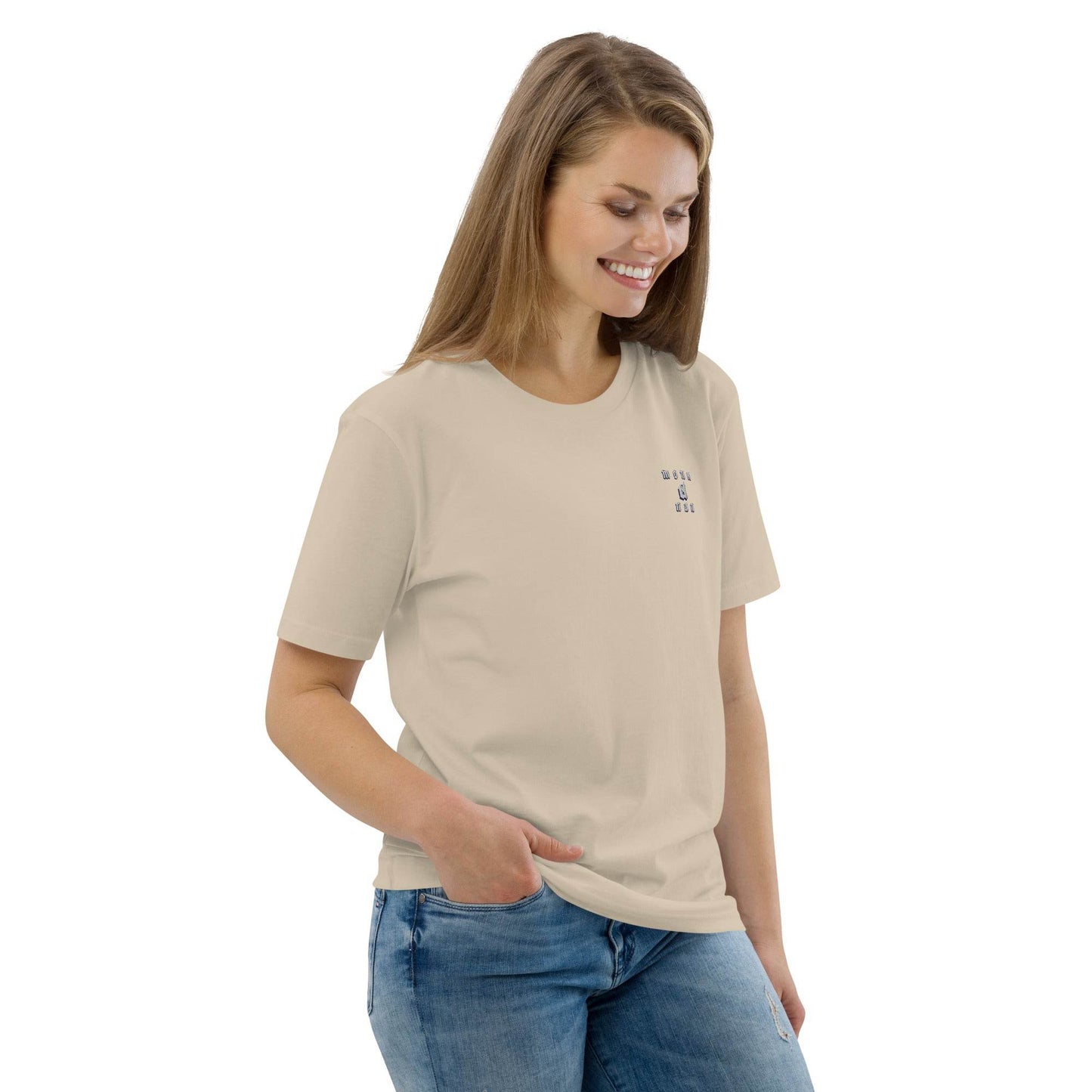 Unisex organic 100%cotton t-shirt Always think positive - Monk&Nun UnisexClothing