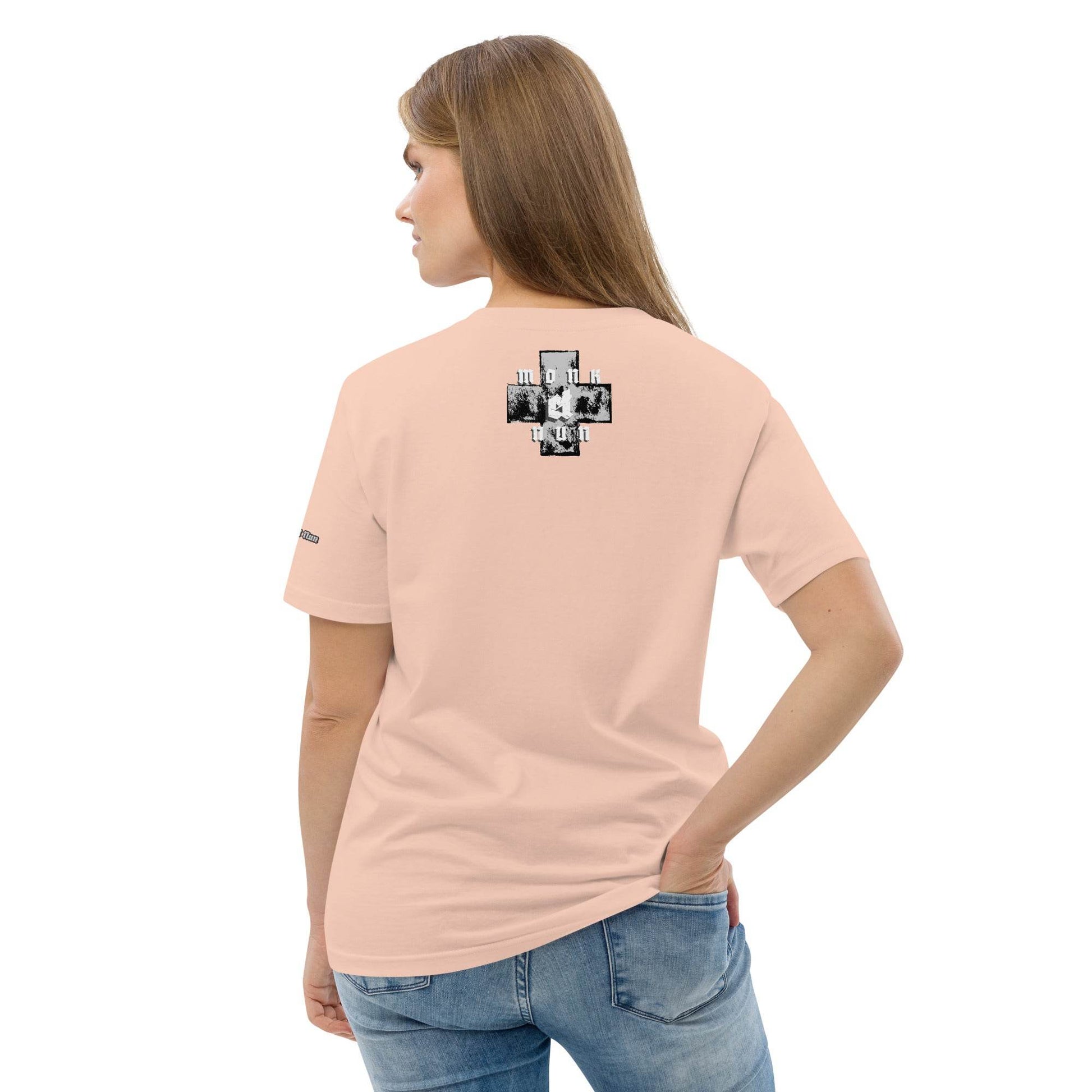 Unisex organic 100%cotton t-shirt Always think positive - Monk&Nun UnisexClothing