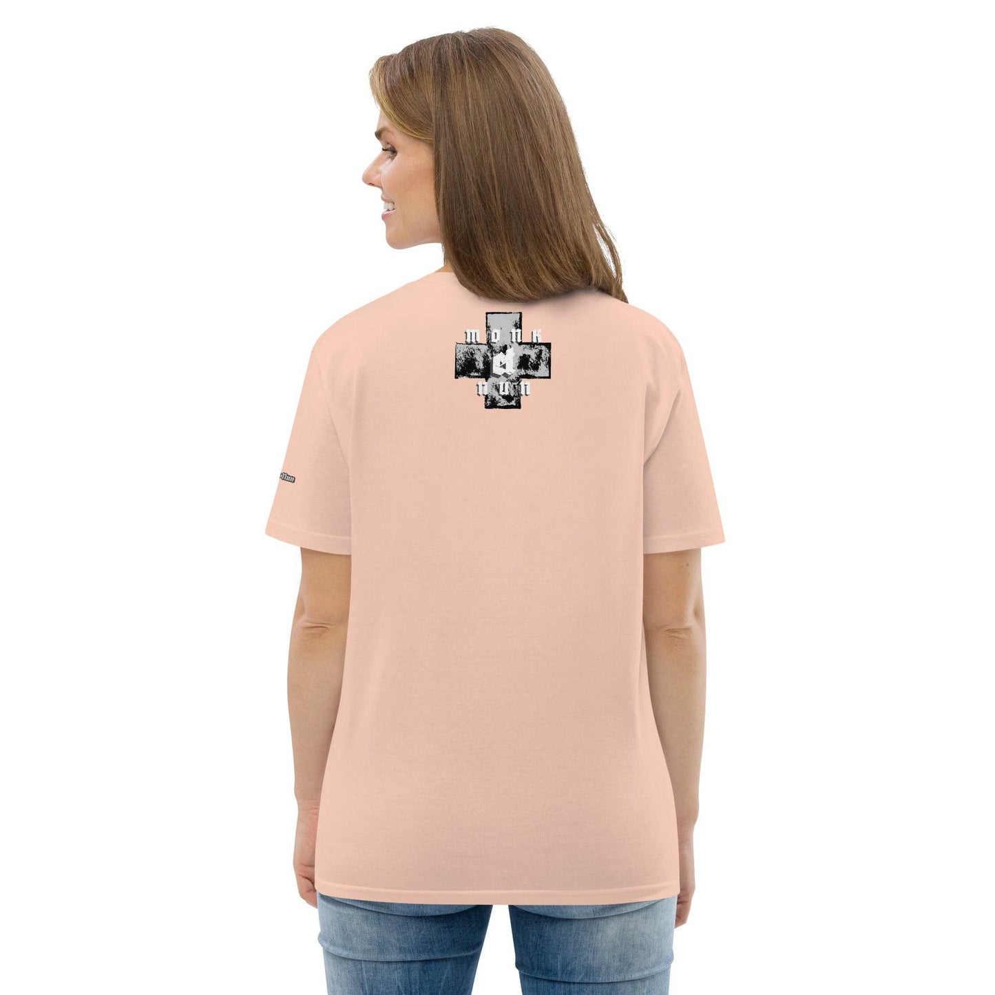 Unisex organic 100%cotton t-shirt Always think positive - Monk&Nun UnisexClothing