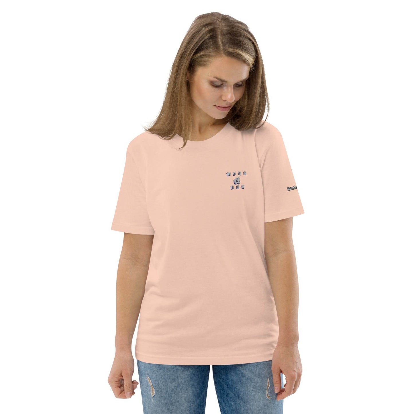 Unisex organic 100%cotton t-shirt Always think positive - Monk&Nun UnisexClothing