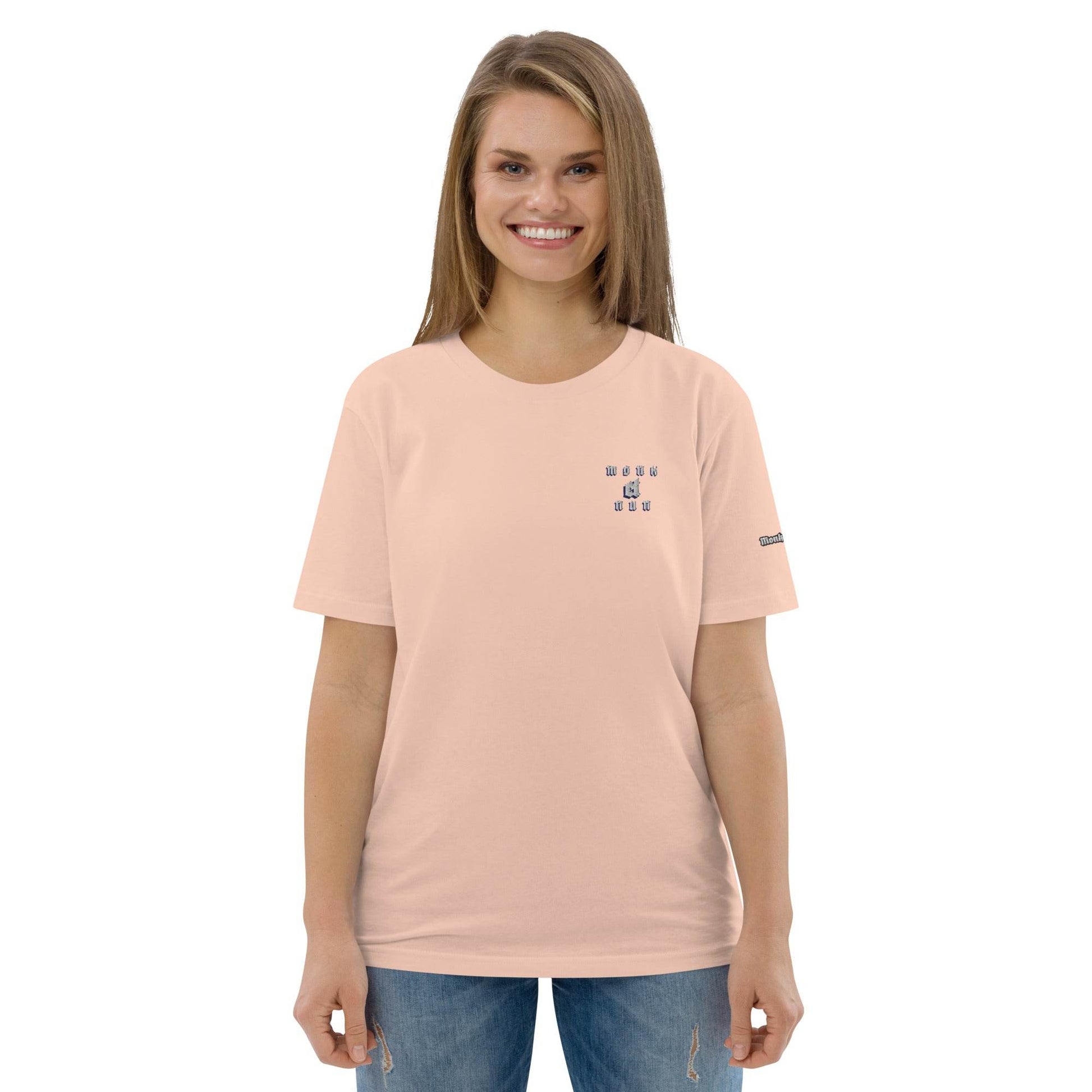 Unisex organic 100%cotton t-shirt Always think positive - Monk&Nun UnisexClothing