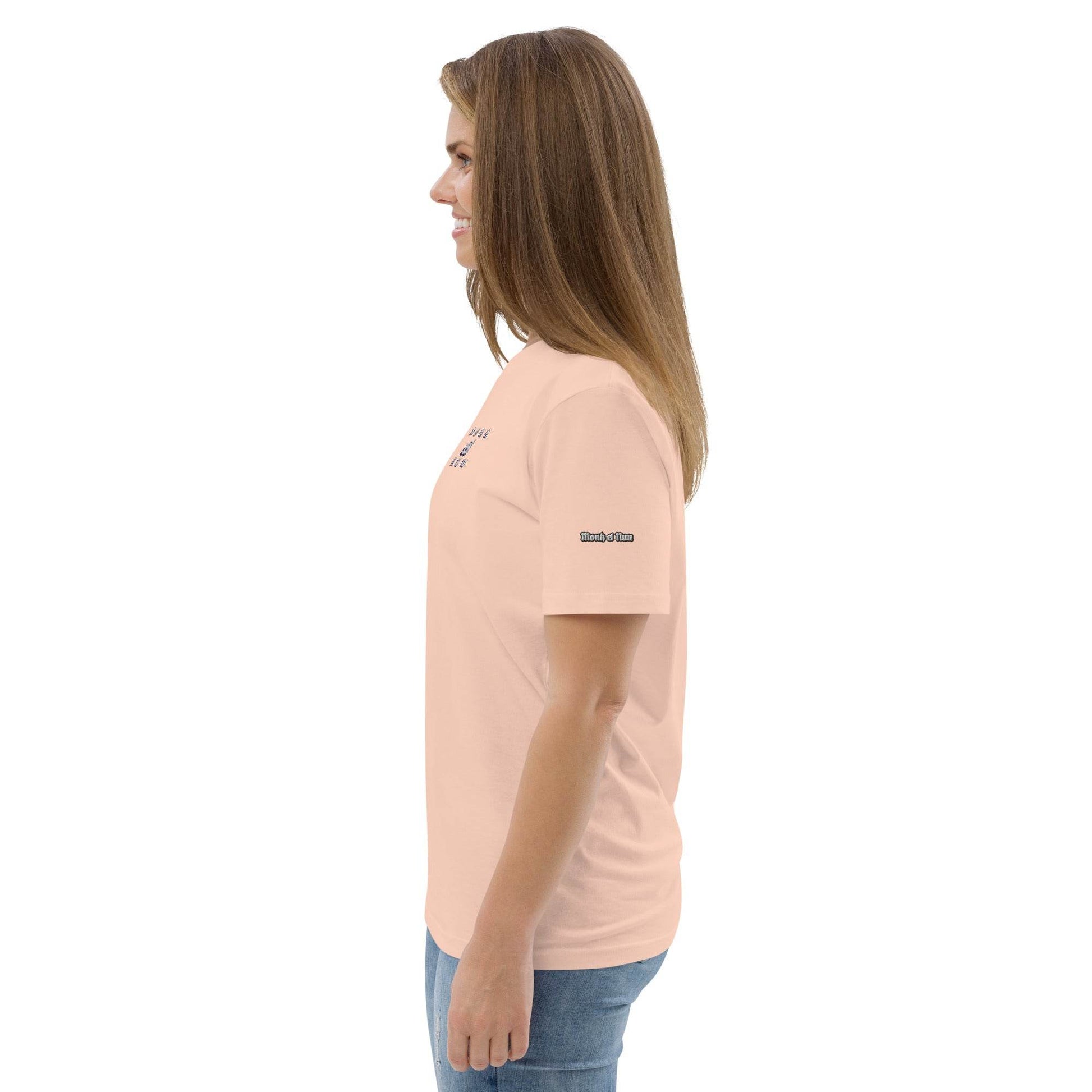 Unisex organic 100%cotton t-shirt Always think positive - Monk&Nun UnisexClothing