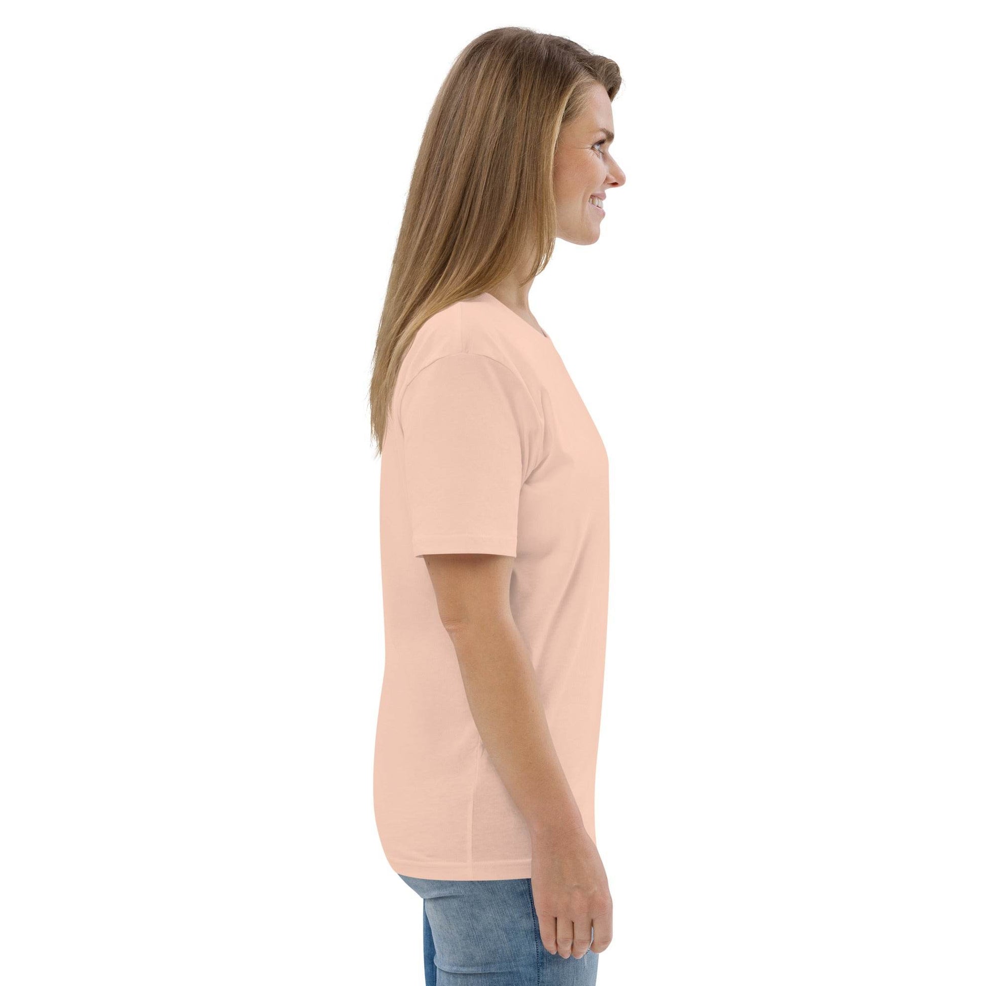 Unisex organic 100%cotton t-shirt Always think positive - Monk&Nun UnisexClothing
