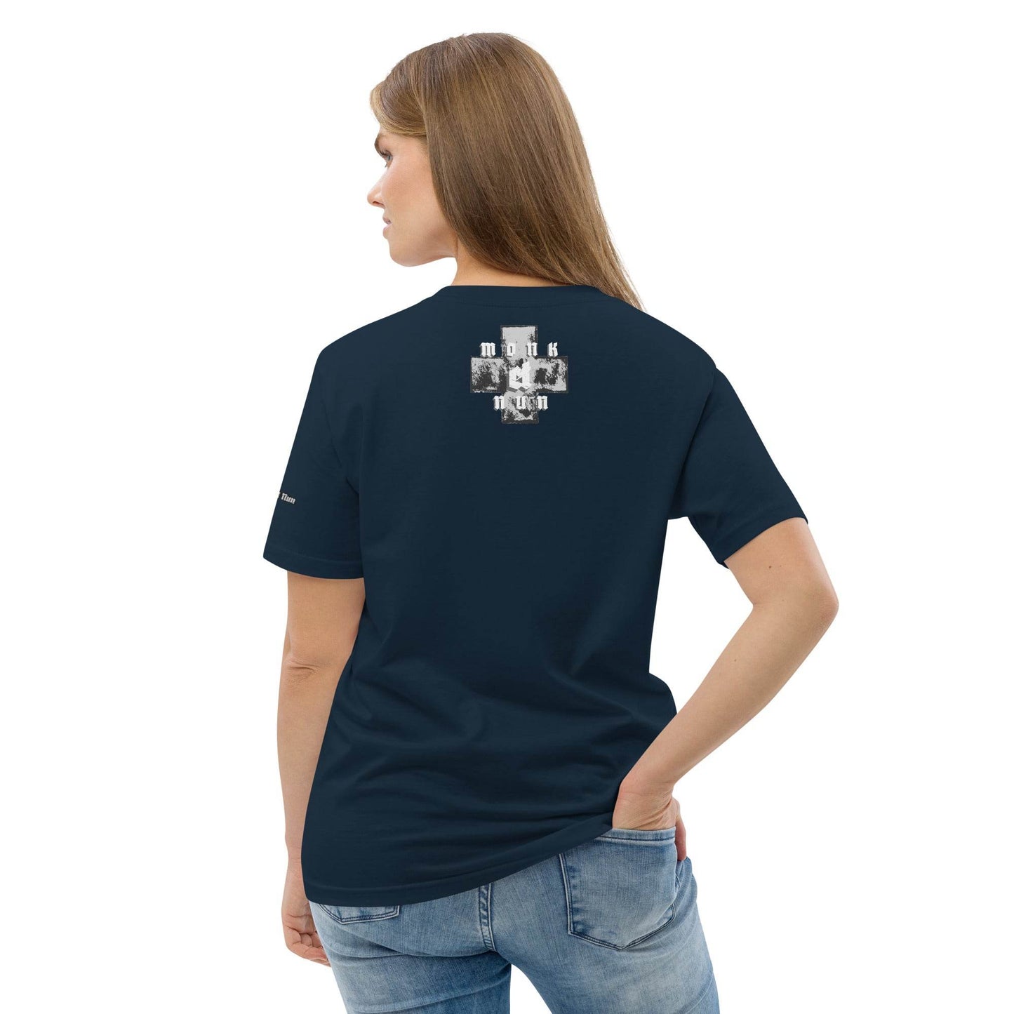 Unisex organic 100%cotton t-shirt Always think positive - Monk&Nun UnisexClothing
