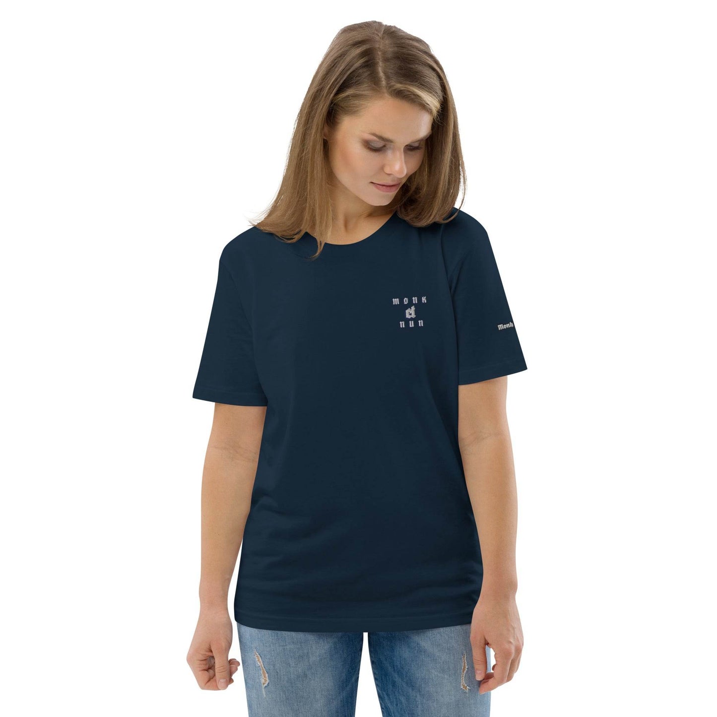 Unisex organic 100%cotton t-shirt Always think positive - Monk&Nun UnisexClothing