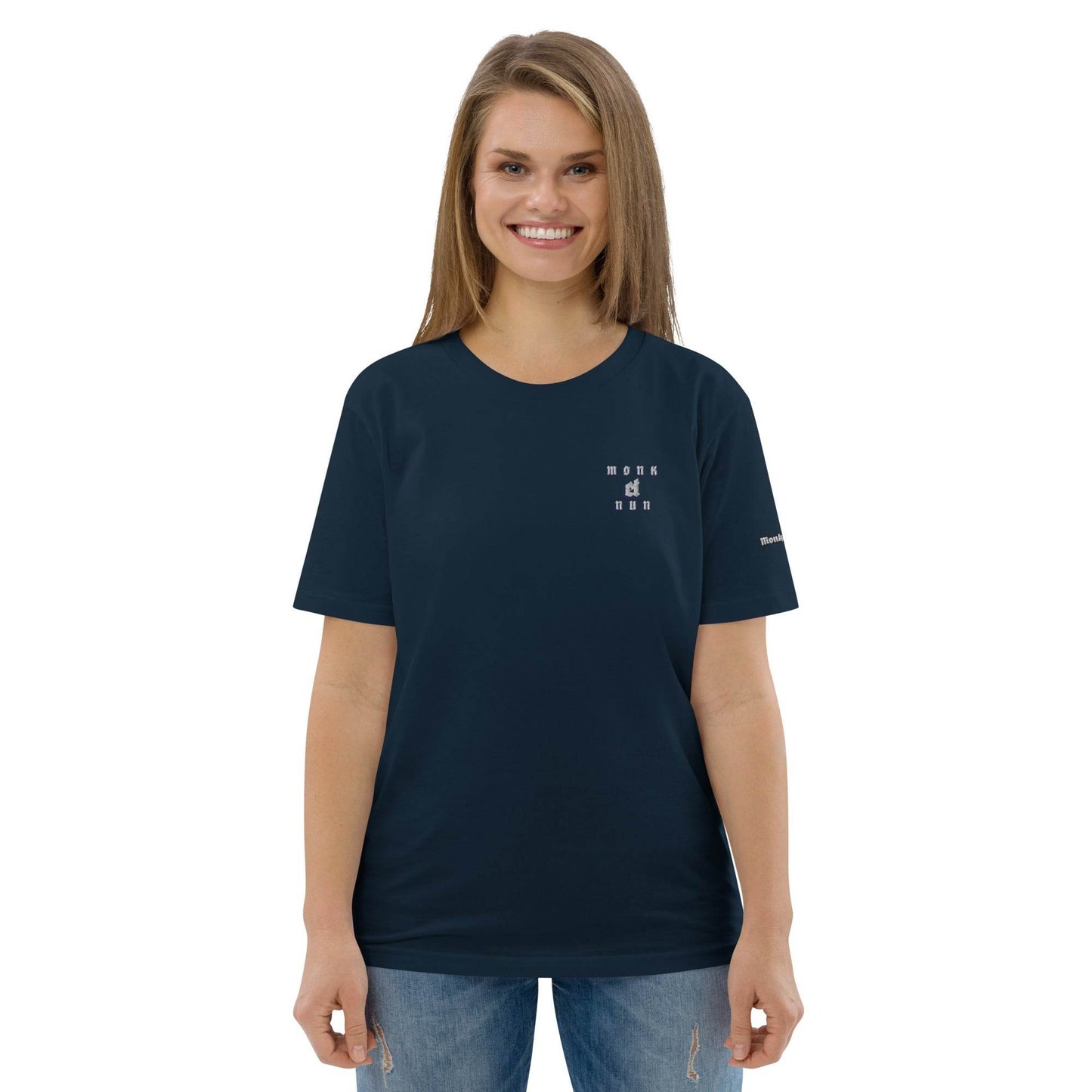 Unisex organic 100%cotton t-shirt Always think positive - Monk&Nun UnisexClothing
