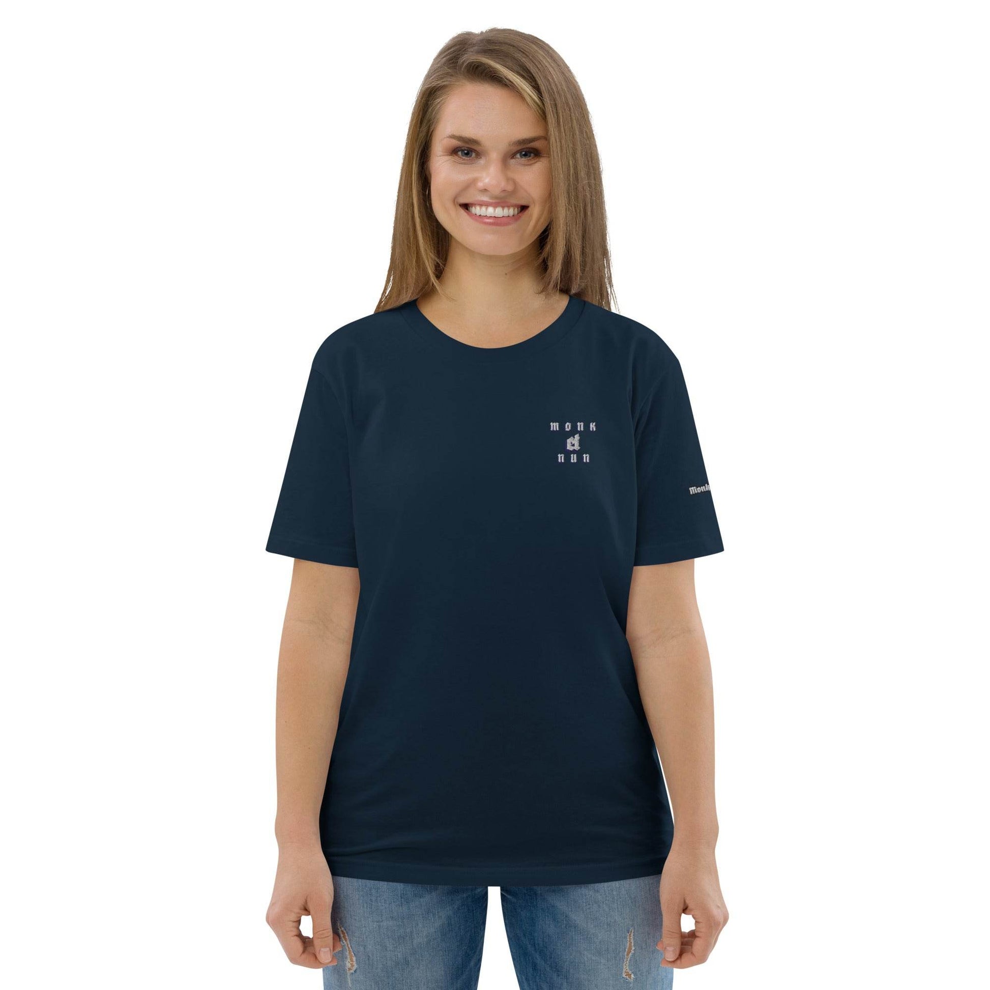 Unisex organic 100%cotton t-shirt Always think positive - Monk&Nun UnisexClothing