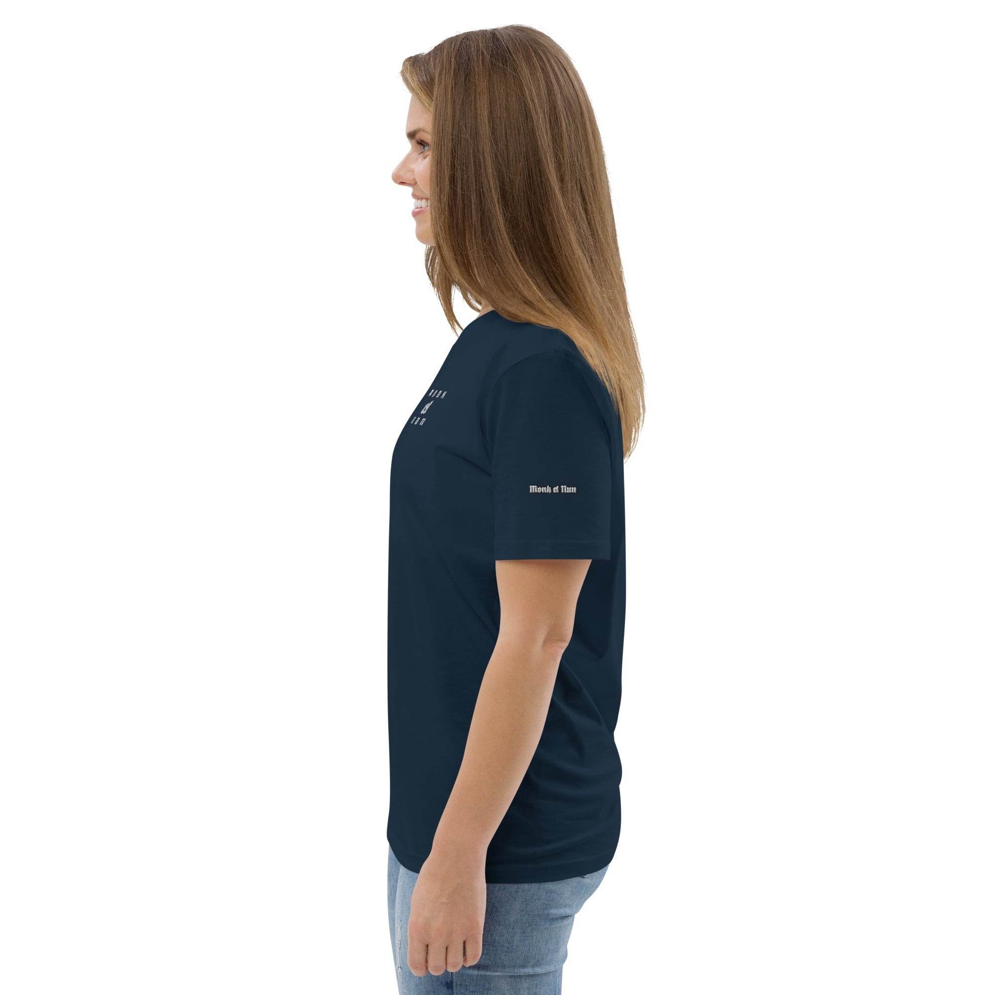 Unisex organic 100%cotton t-shirt Always think positive - Monk&Nun UnisexClothing