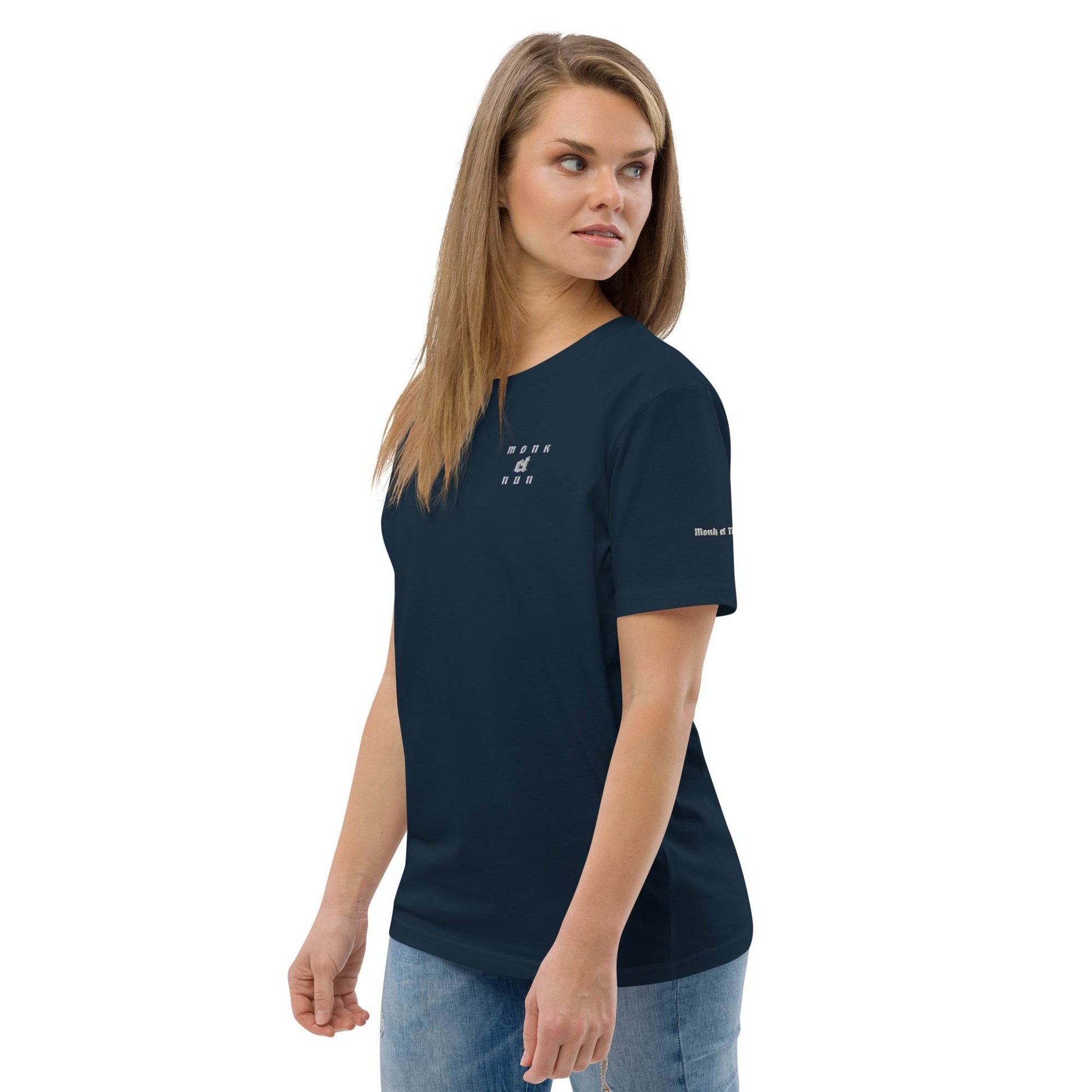 Unisex organic 100%cotton t-shirt Always think positive - Monk&Nun UnisexClothing