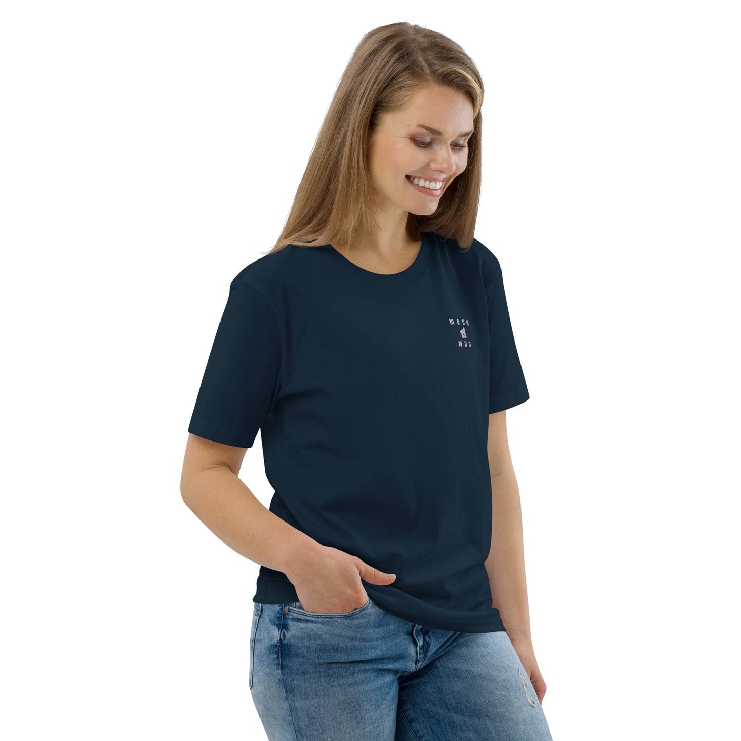 Unisex organic 100%cotton t-shirt Always think positive - Monk&Nun UnisexClothing