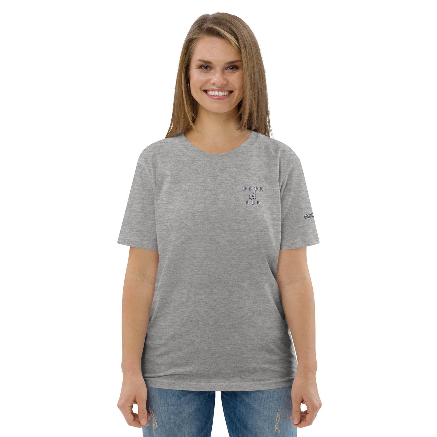 Unisex organic 100%cotton t-shirt Always think positive - Monk&Nun UnisexClothing