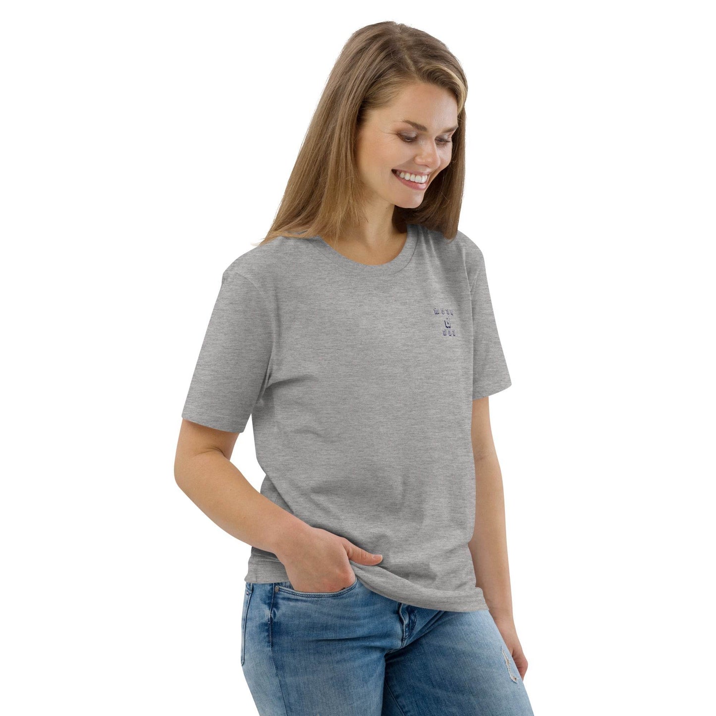 Unisex organic 100%cotton t-shirt Always think positive - Monk&Nun UnisexClothing