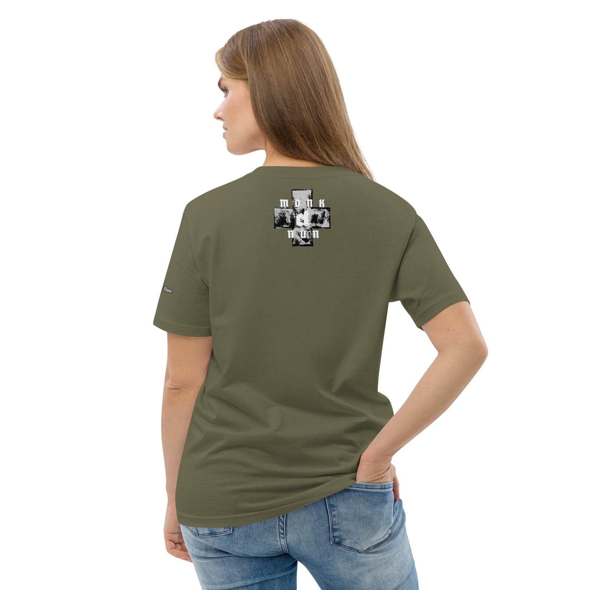 Unisex organic 100%cotton t-shirt Always think positive - Monk&Nun UnisexClothing