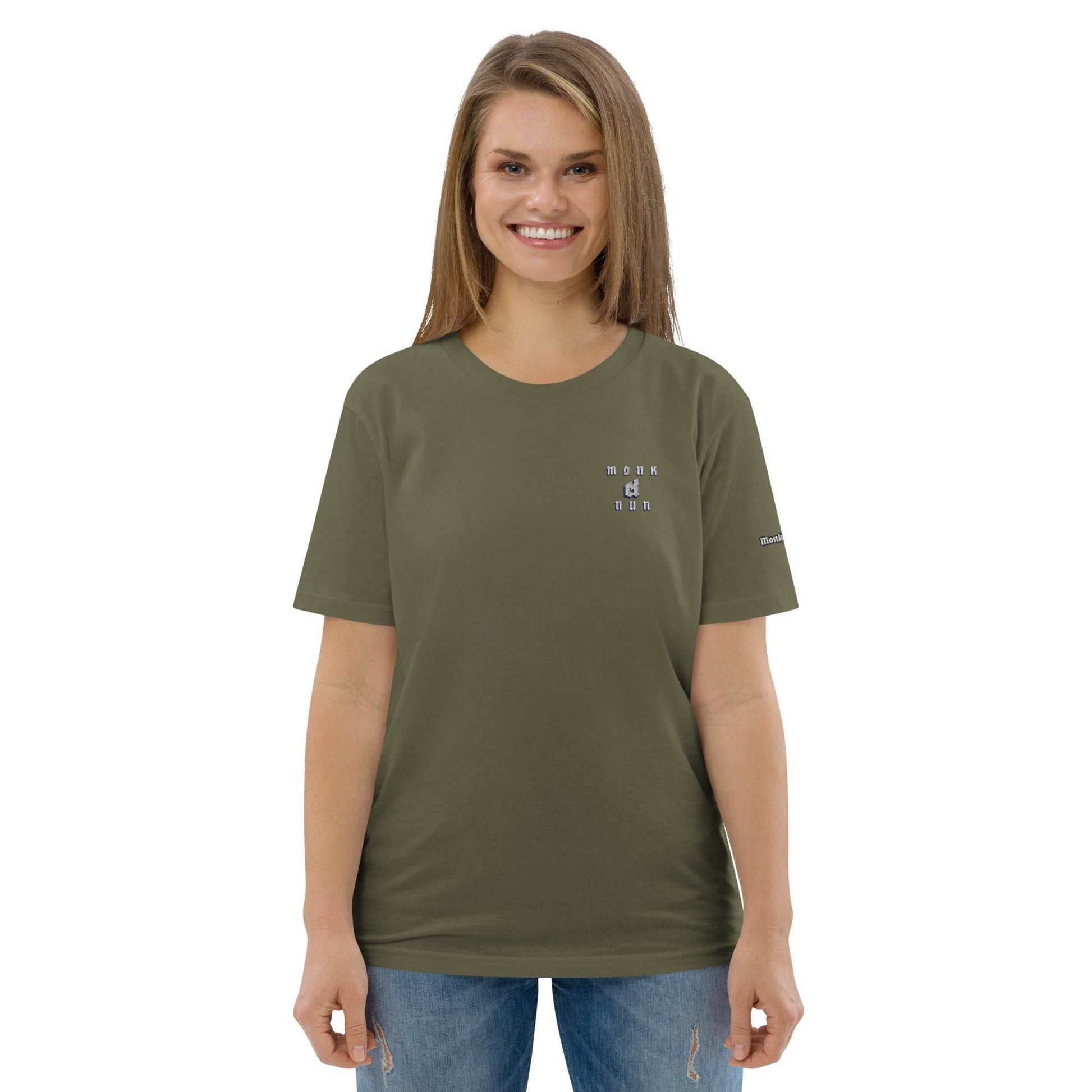 Unisex organic 100%cotton t-shirt Always think positive - Monk&Nun UnisexClothing