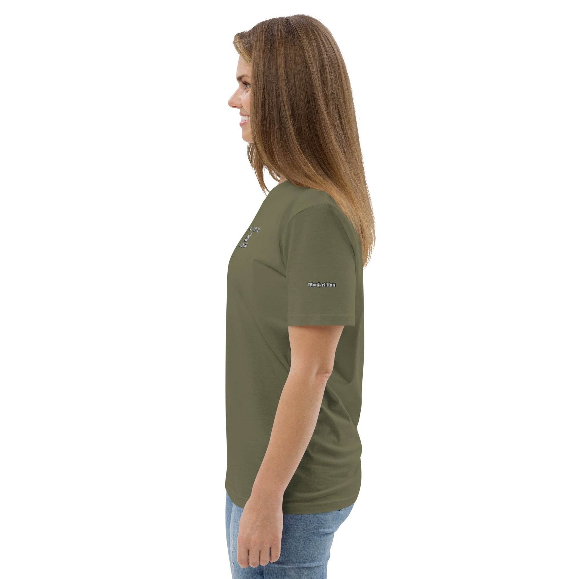 Unisex organic 100%cotton t-shirt Always think positive - Monk&Nun UnisexClothing