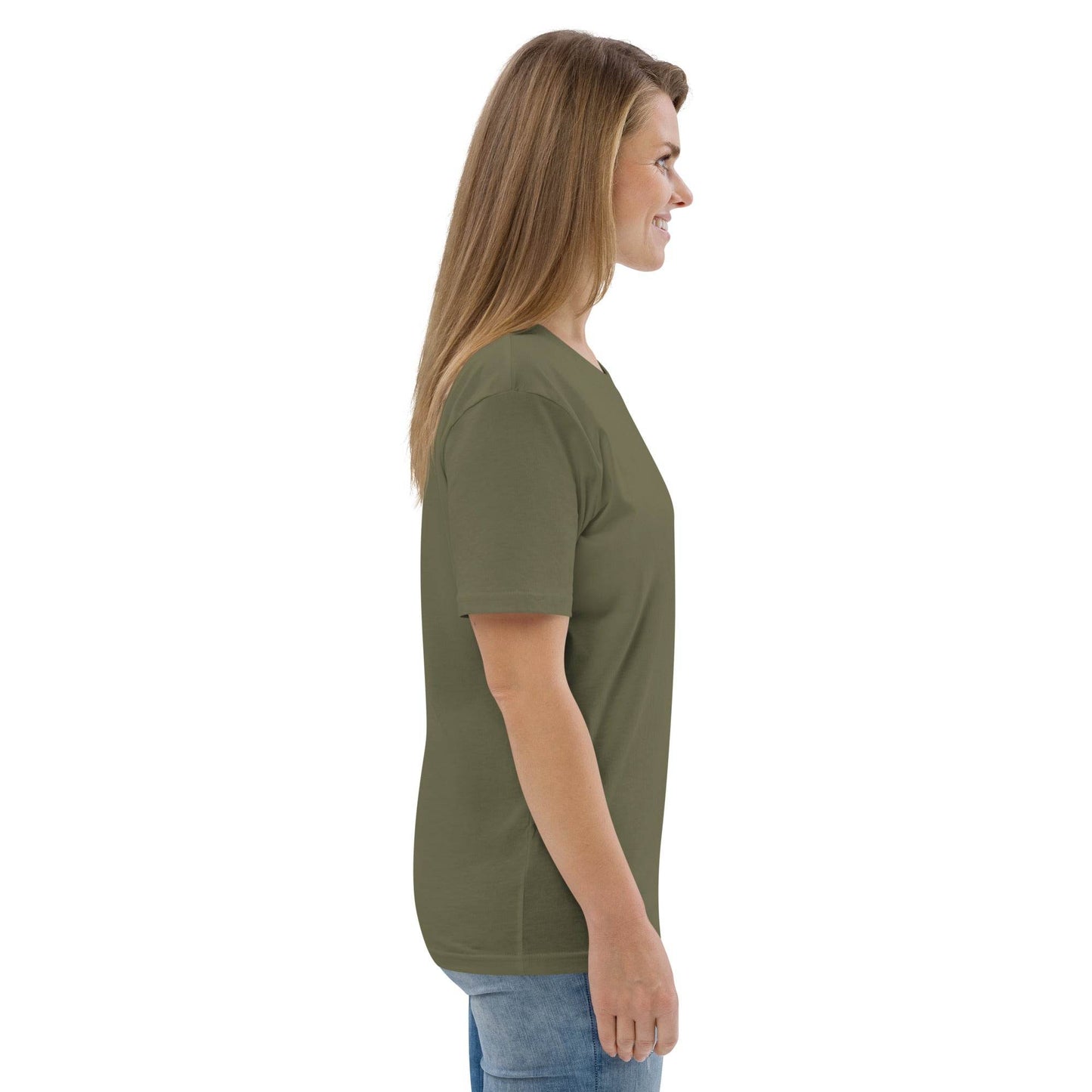 Unisex organic 100%cotton t-shirt Always think positive - Monk&Nun UnisexClothing