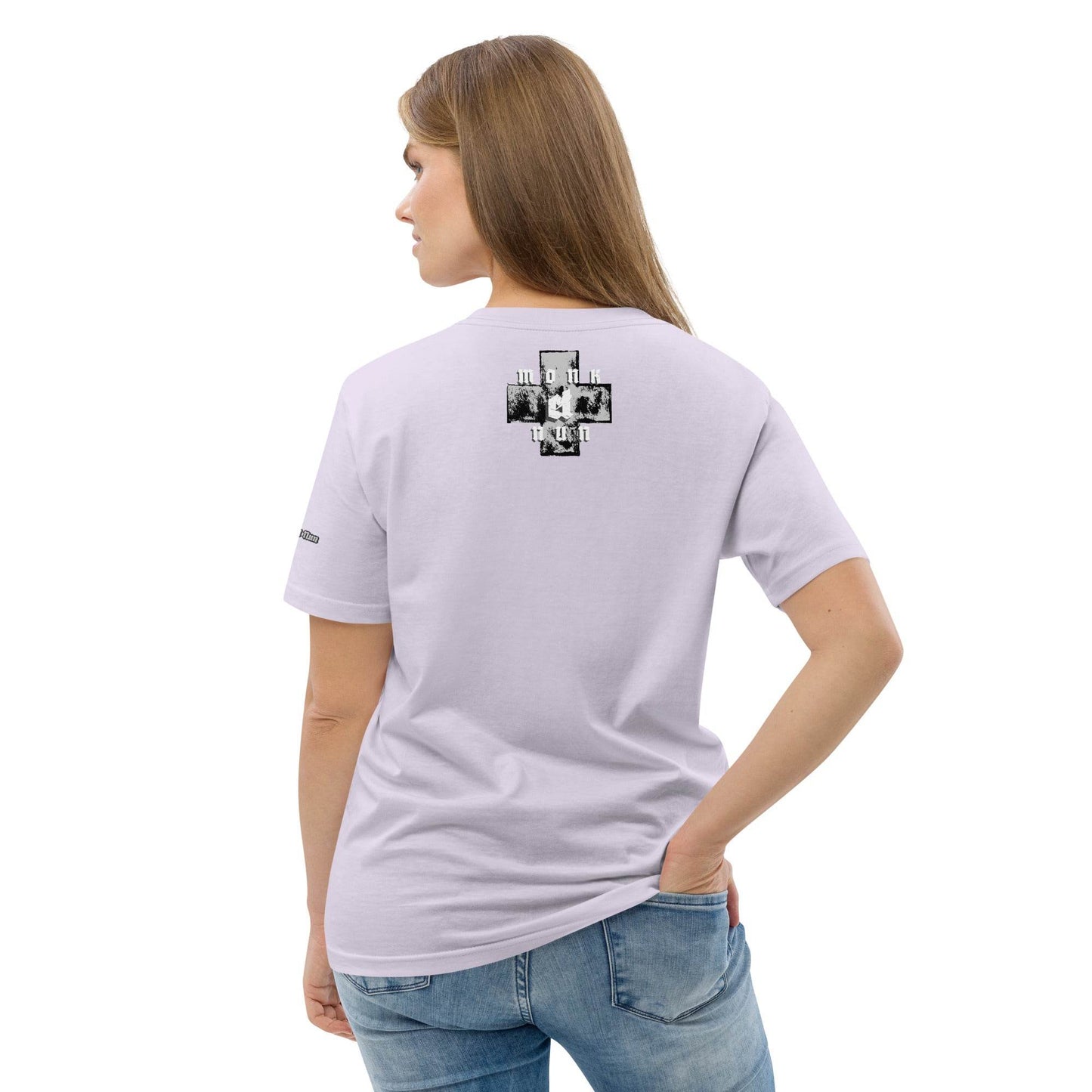 Unisex organic 100%cotton t-shirt Always think positive - Monk&Nun UnisexClothing