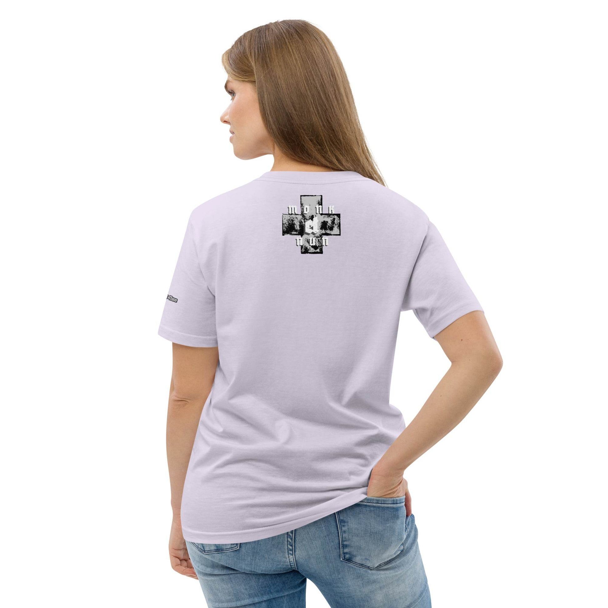 Unisex organic 100%cotton t-shirt Always think positive - Monk&Nun UnisexClothing