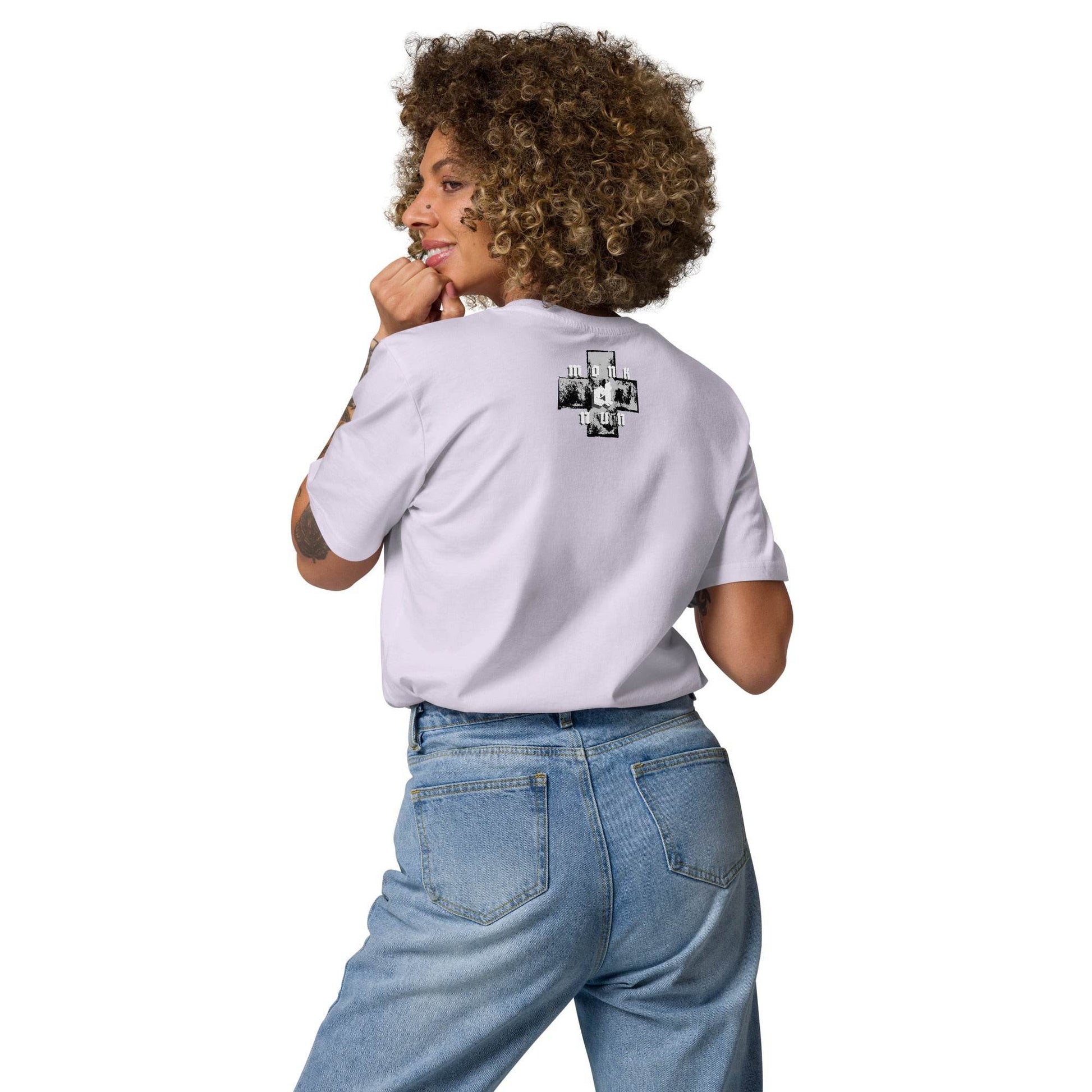 Unisex organic 100%cotton t-shirt Always think positive - Monk&Nun UnisexClothing