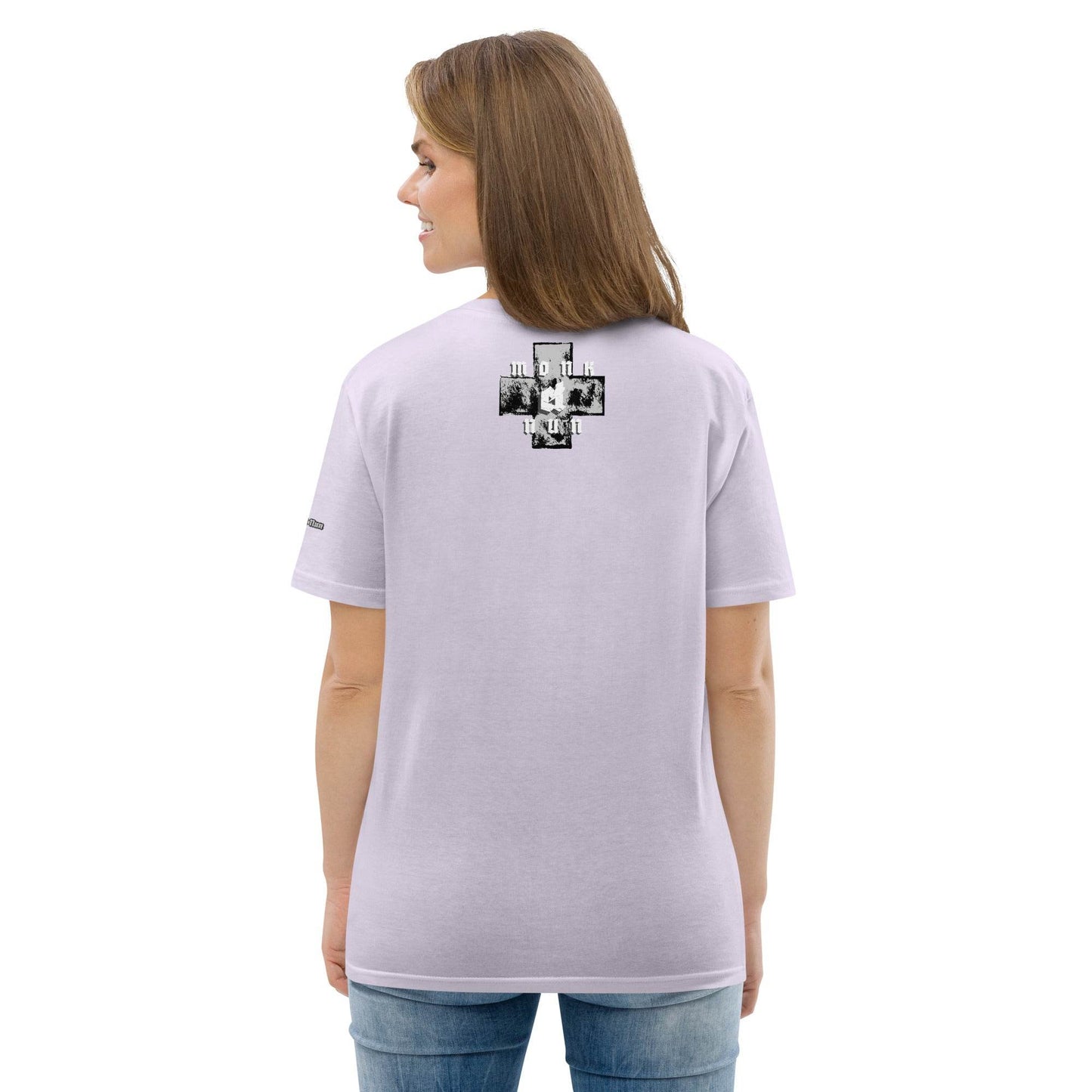 Unisex organic 100%cotton t-shirt Always think positive - Monk&Nun UnisexClothing