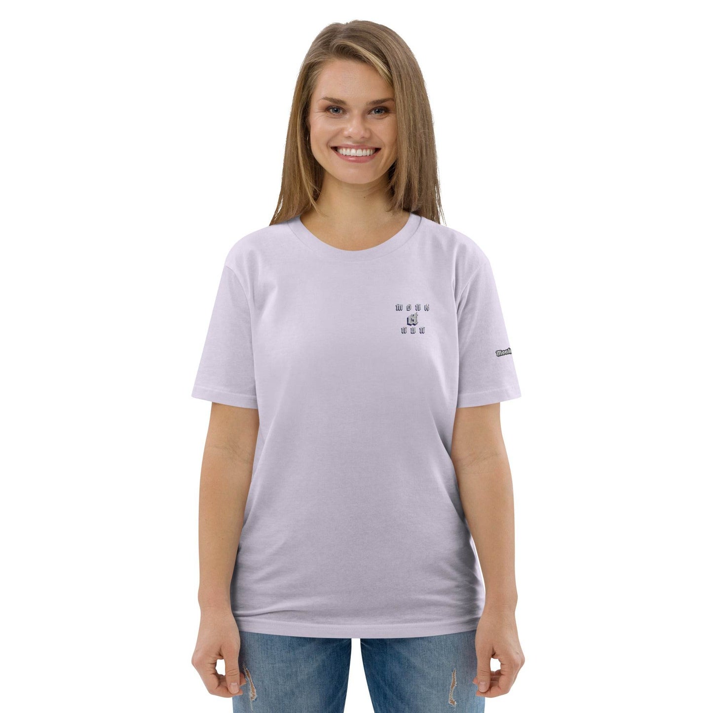 Unisex organic 100%cotton t-shirt Always think positive - Monk&Nun UnisexClothing