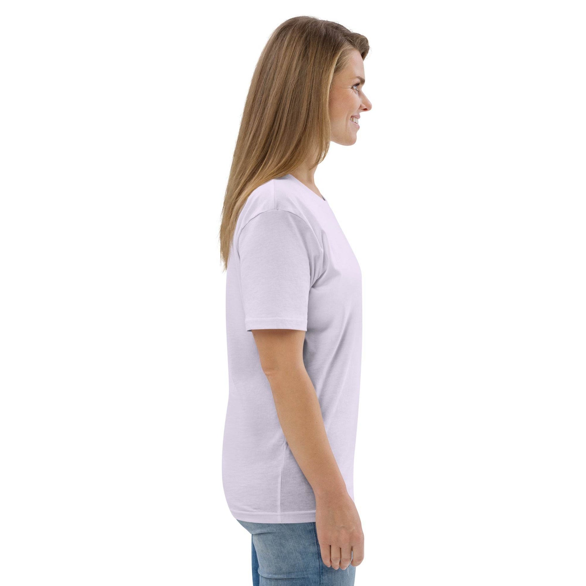 Unisex organic 100%cotton t-shirt Always think positive - Monk&Nun UnisexClothing