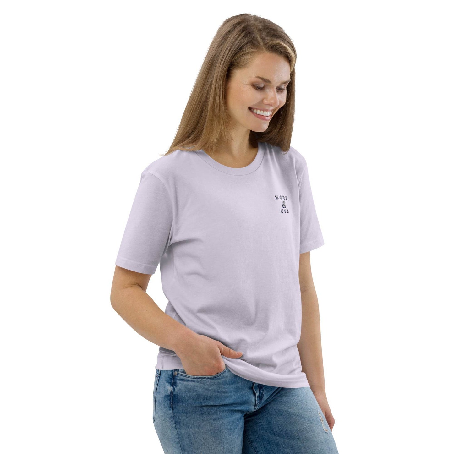 Unisex organic 100%cotton t-shirt Always think positive - Monk&Nun UnisexClothing