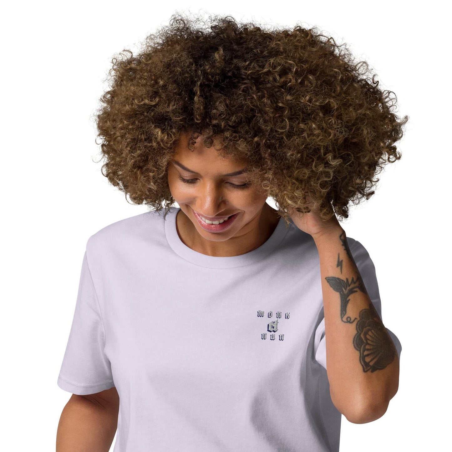 Unisex organic 100%cotton t-shirt Always think positive - Monk&Nun UnisexClothing