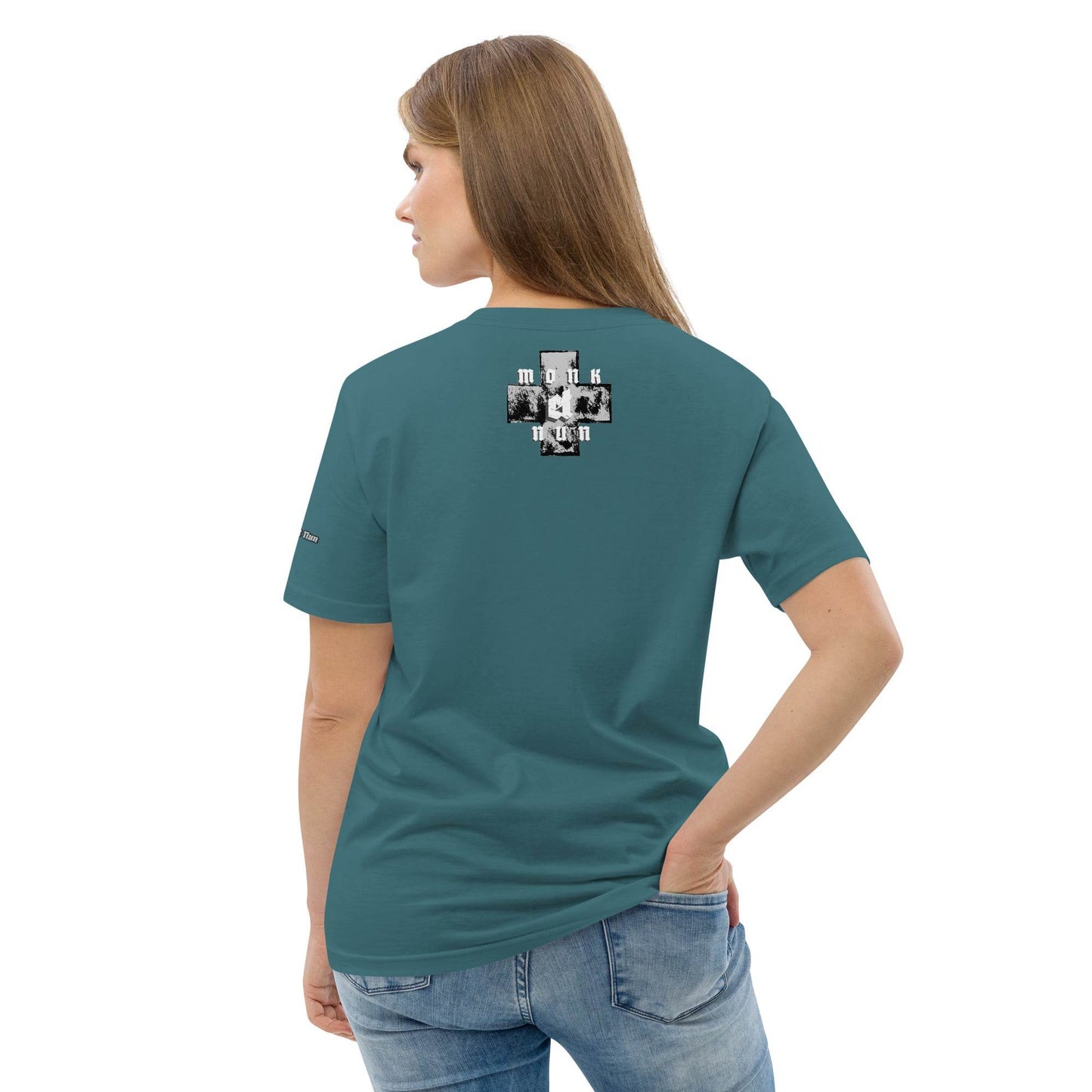Unisex organic 100%cotton t-shirt Always think positive - Monk&Nun UnisexClothing