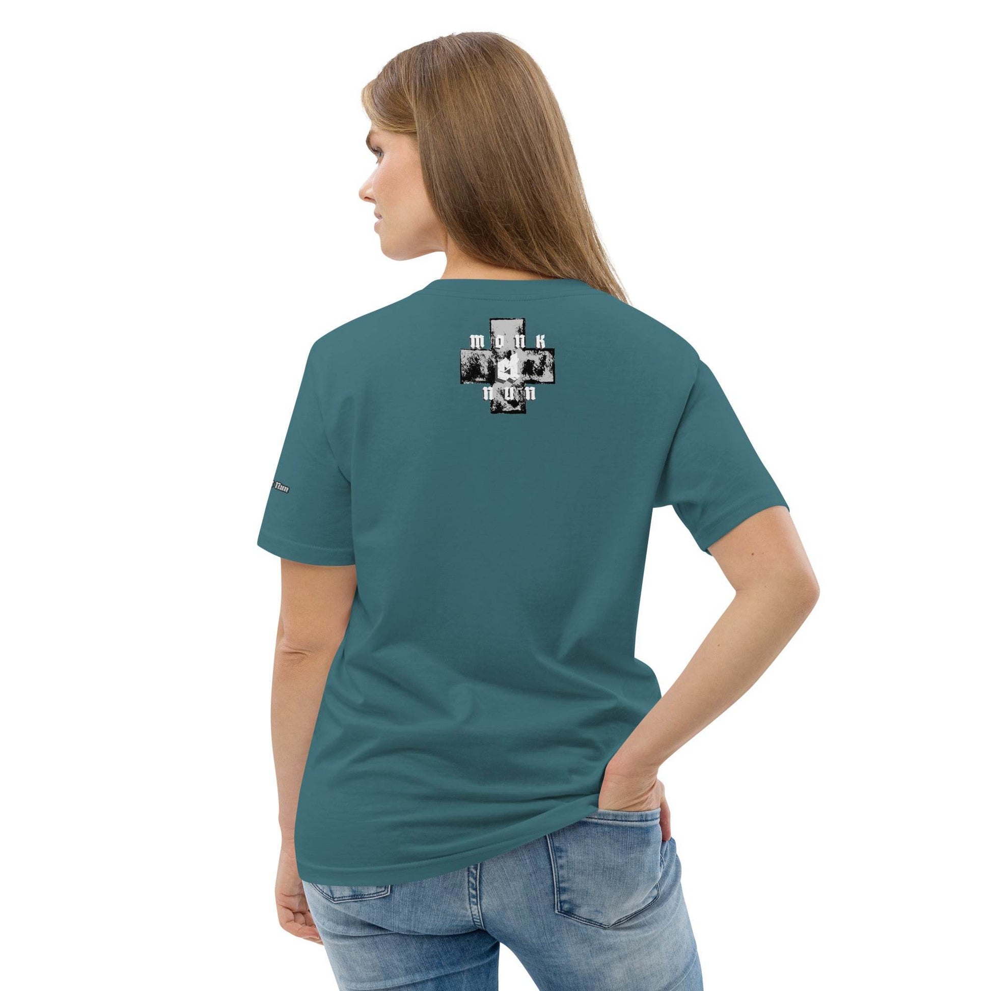 Unisex organic 100%cotton t-shirt Always think positive - Monk&Nun UnisexClothing