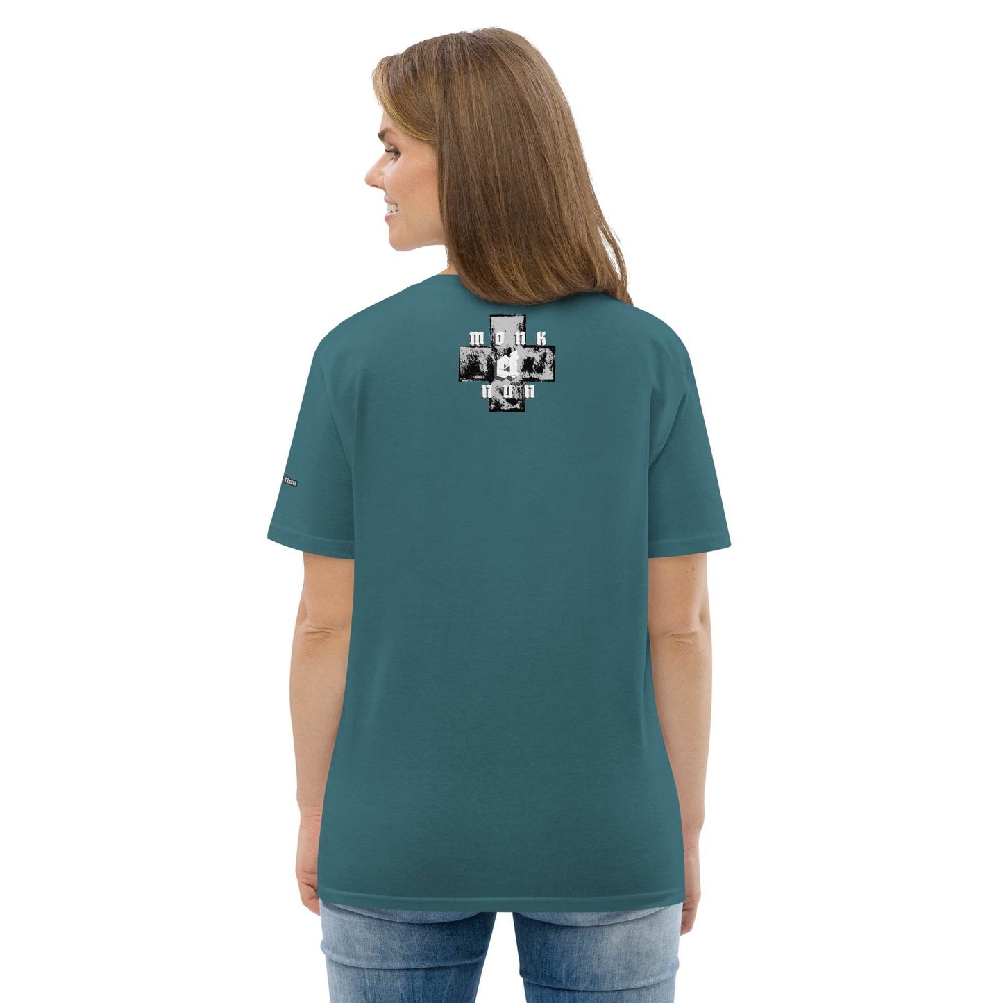 Unisex organic 100%cotton t-shirt Always think positive - Monk&Nun UnisexClothing