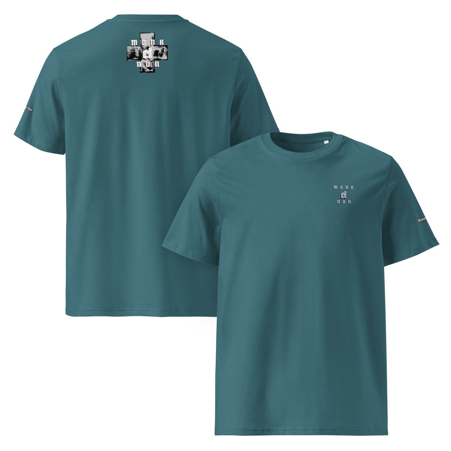 Unisex organic 100%cotton t-shirt Always think positive - Monk&Nun UnisexClothing