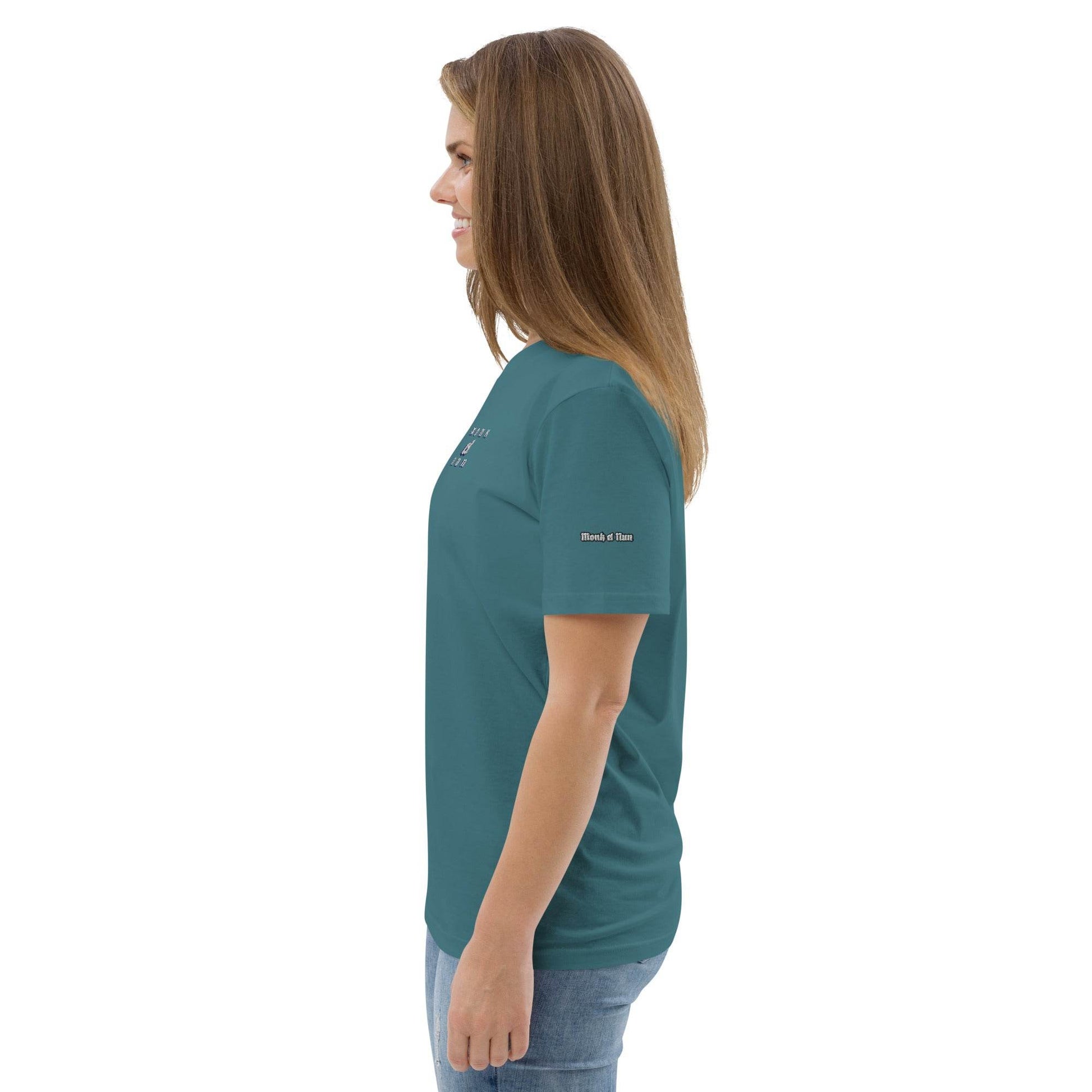 Unisex organic 100%cotton t-shirt Always think positive - Monk&Nun UnisexClothing