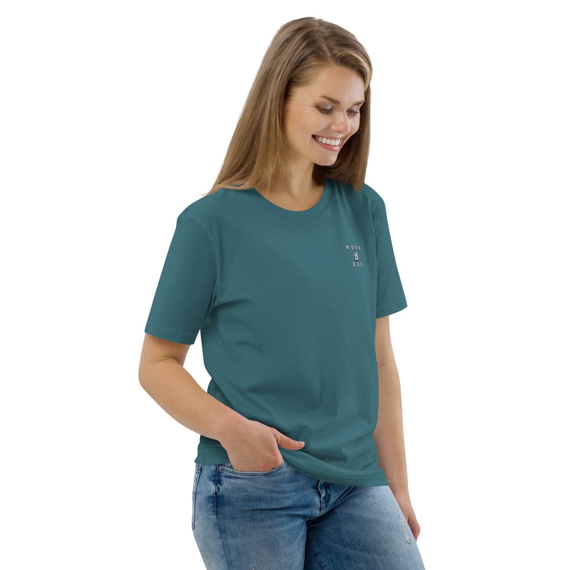 Unisex organic 100%cotton t-shirt Always think positive - Monk&Nun UnisexClothing