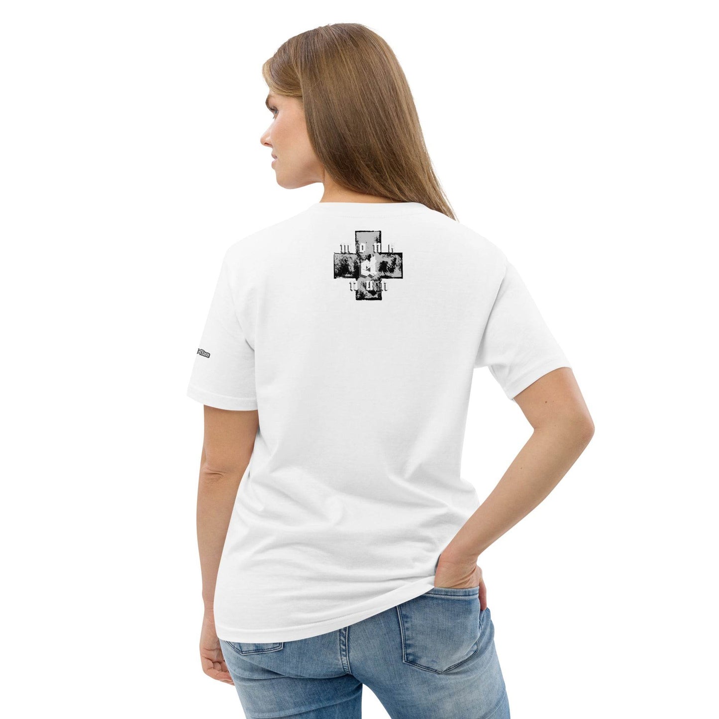 Unisex organic 100%cotton t-shirt Always think positive - Monk&Nun UnisexClothing