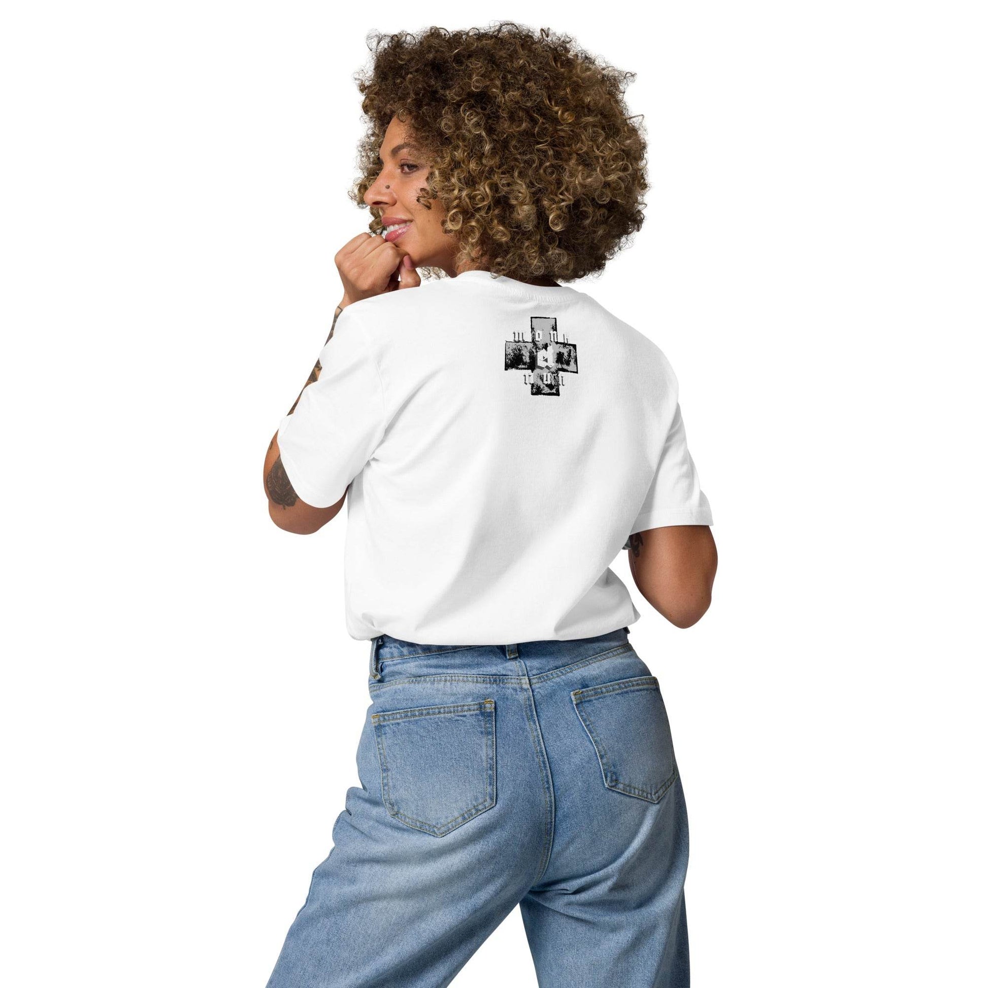 Unisex organic 100%cotton t-shirt Always think positive - Monk&Nun UnisexClothing