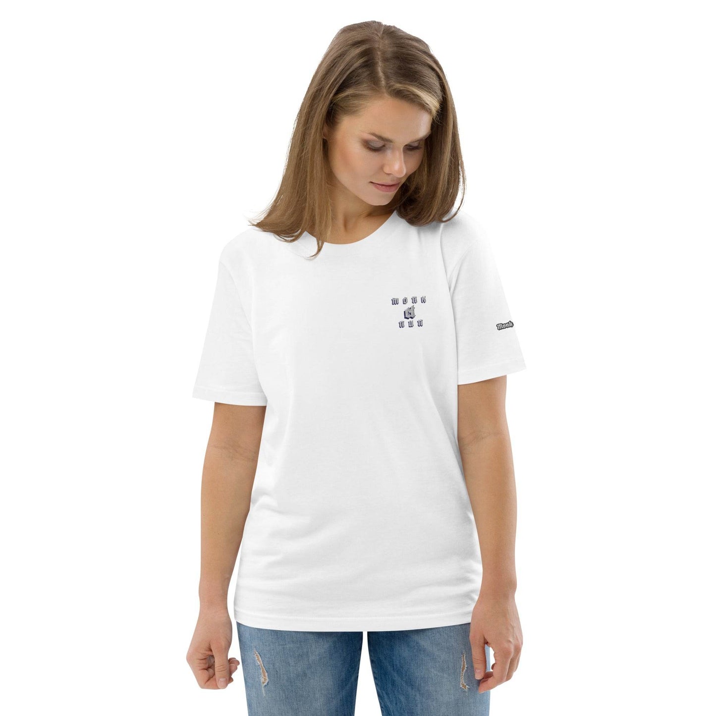 Unisex organic 100%cotton t-shirt Always think positive - Monk&Nun UnisexClothing